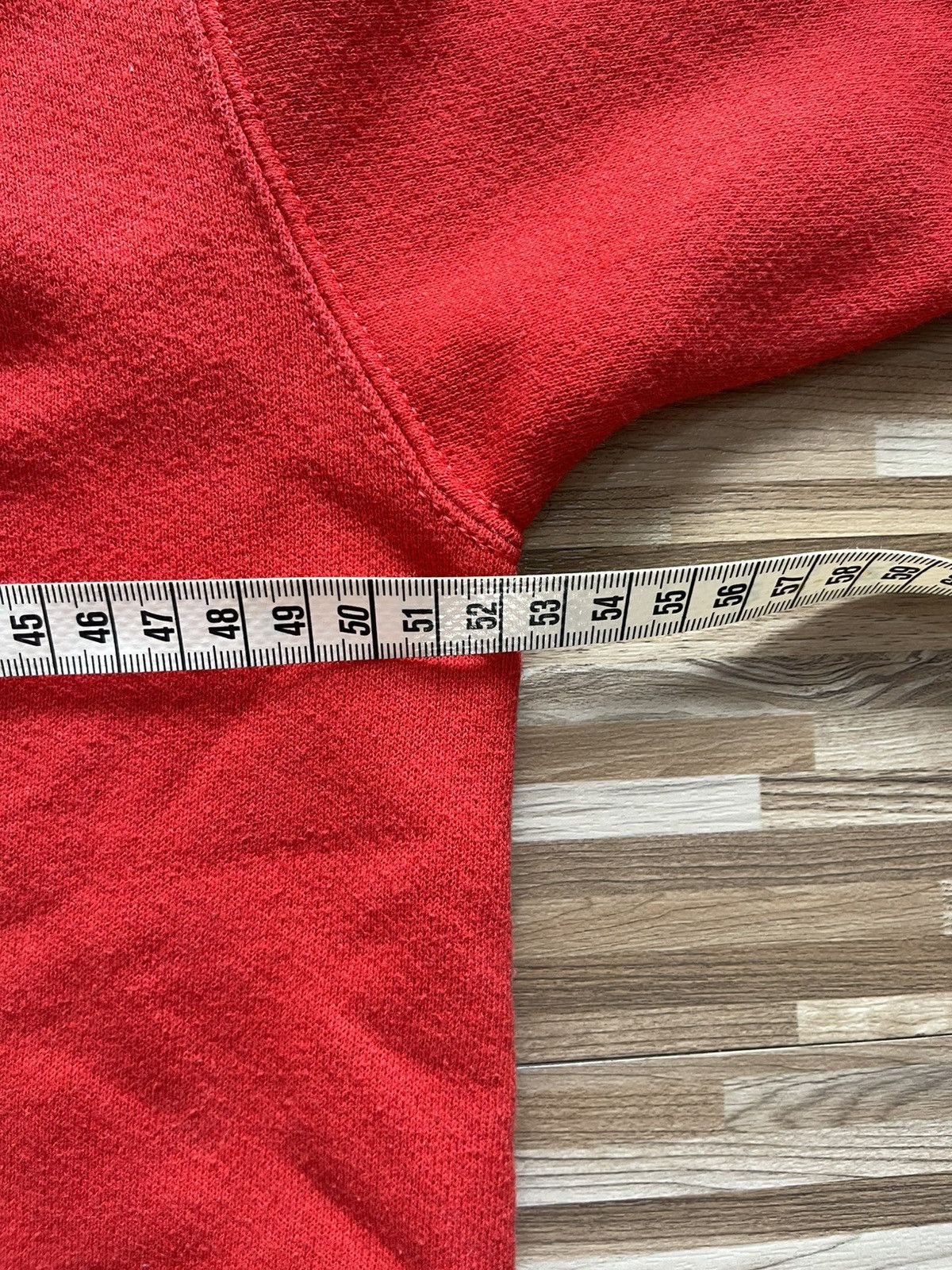 Nike Vintage 90s Nike Red Swoosh Hoodie Made in USA 🇺🇸 Size US M / EU 48-50 / 2 - 6 Thumbnail