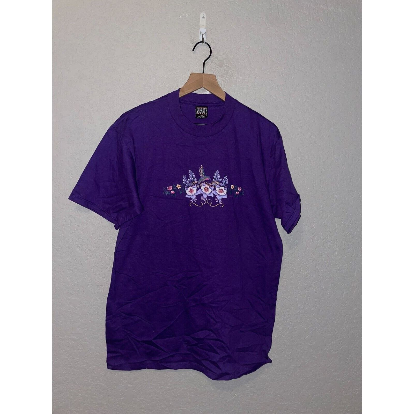 Vintage Vintage Hummingbird Shirt Garden Graphic Tee VTG 90s Large Size US L / EU 52-54 / 3 - 1 Thumbnail