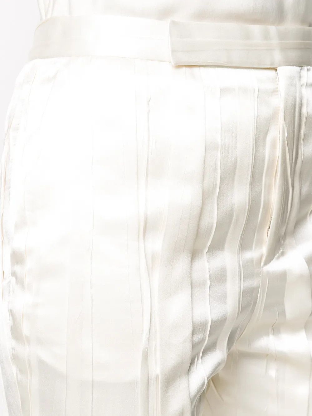 Saint Laurent Paris o1y0126 Sweatpant in Ivory Size 28" / US 6 / IT 42 - 4 Thumbnail