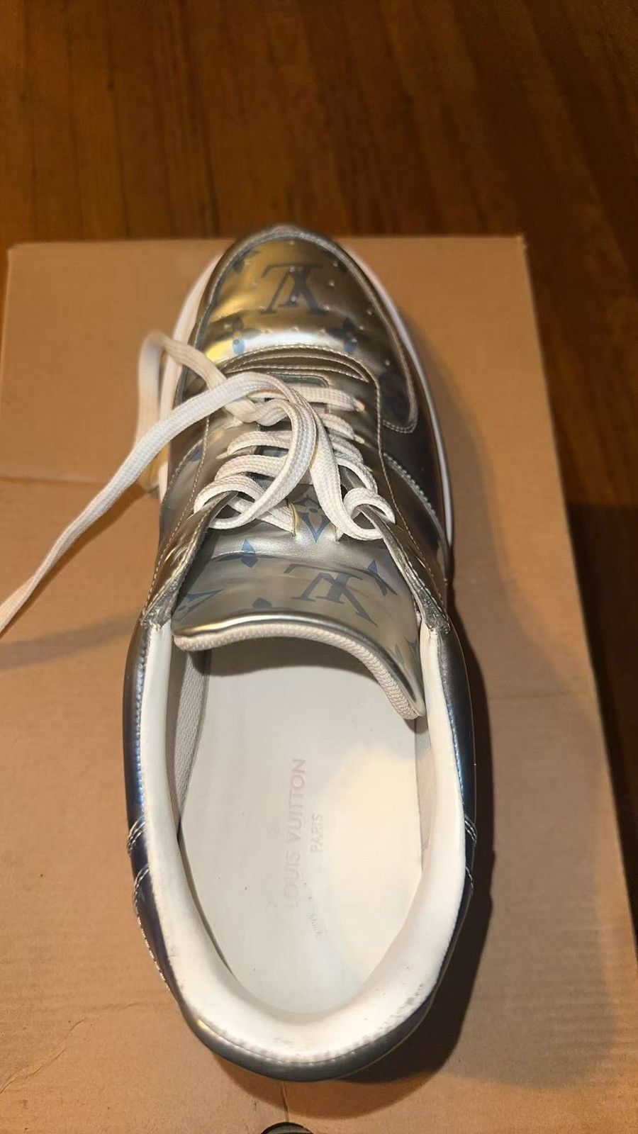 Louis Vuitton Louis Vuitton Beverly Hills Sneaker – Metallic Monogram Size US 7 / EU 40 - 6 Thumbnail