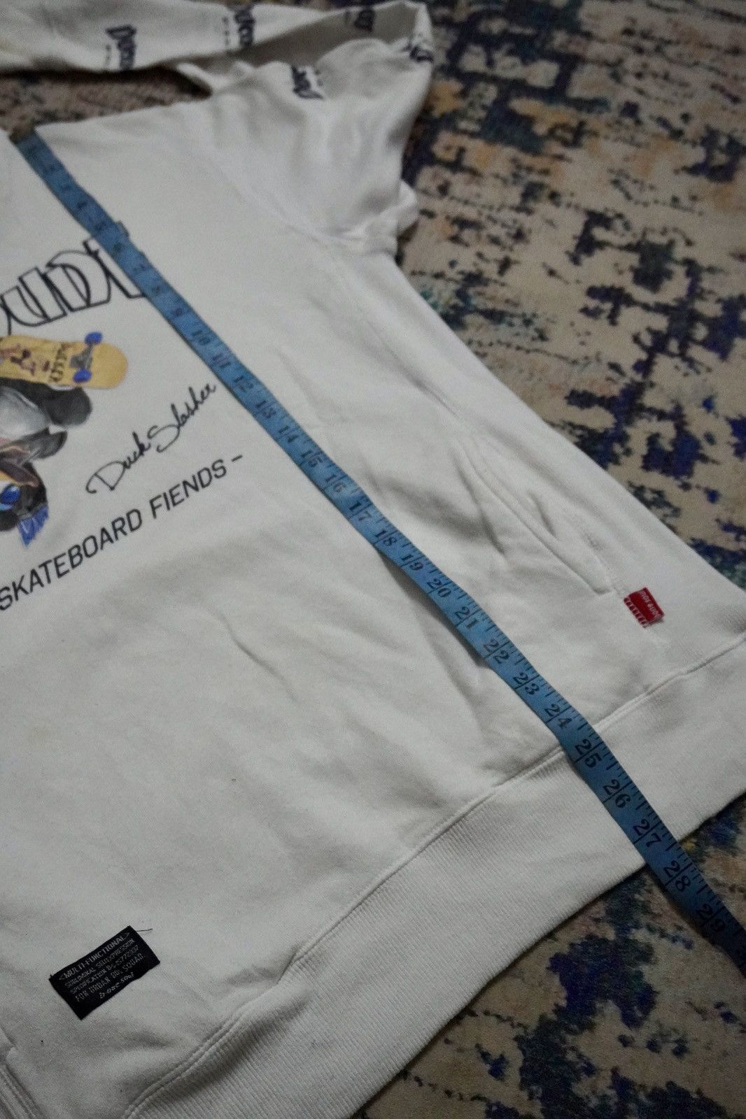Japanese Brand B one soul duck dude skateboards guy hoodie streetwear Size US L / EU 52-54 / 3 - 14 Thumbnail