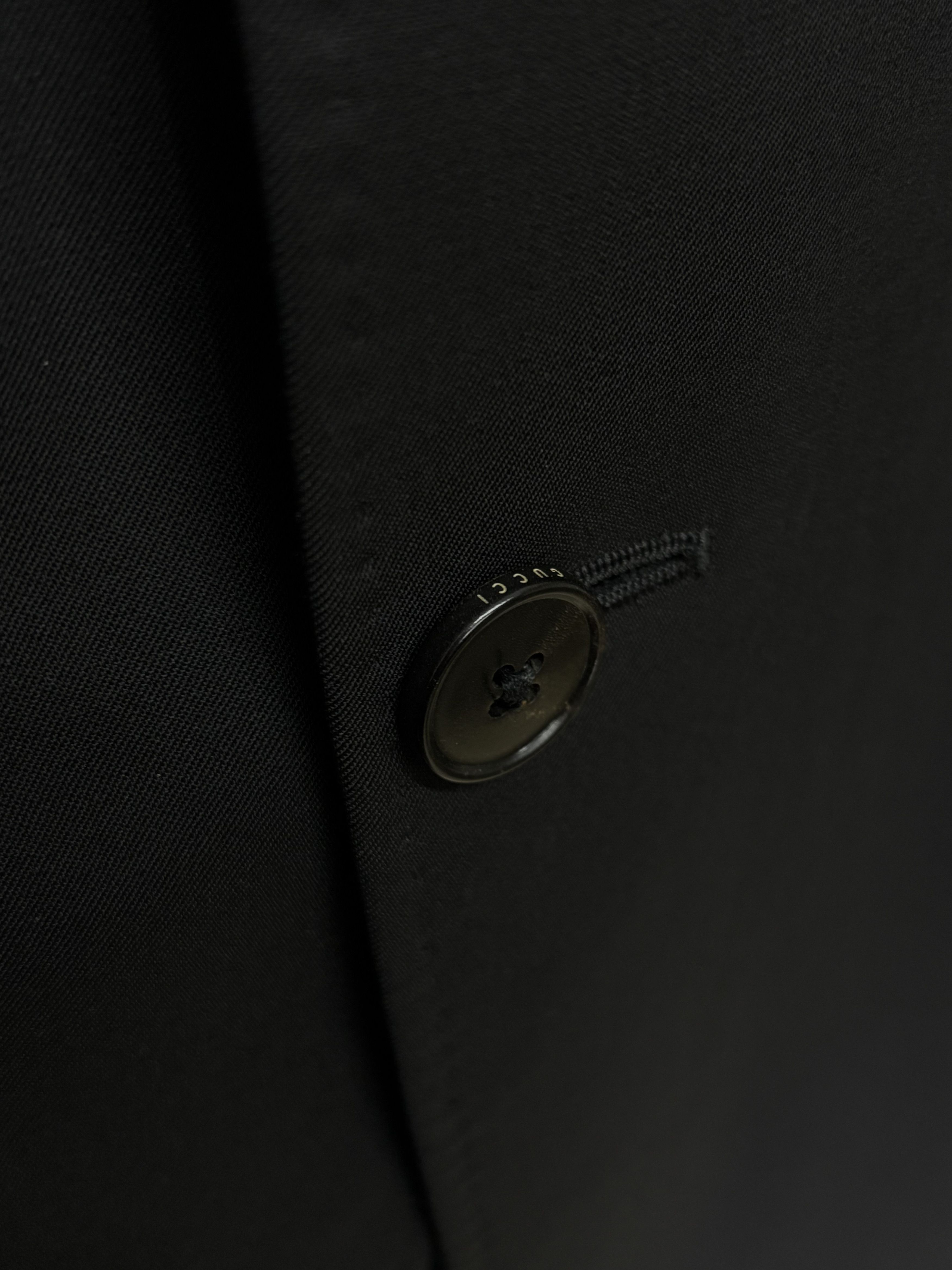 Gucci Gucci Black Wool Blazer Jacket Size 50R - 8 Thumbnail
