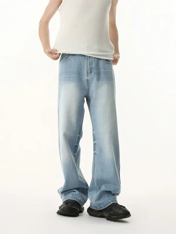 Jean Harada x Jyoge Japanese retro washed straight loose jeans Size US 32 / EU 48 - 7 Thumbnail