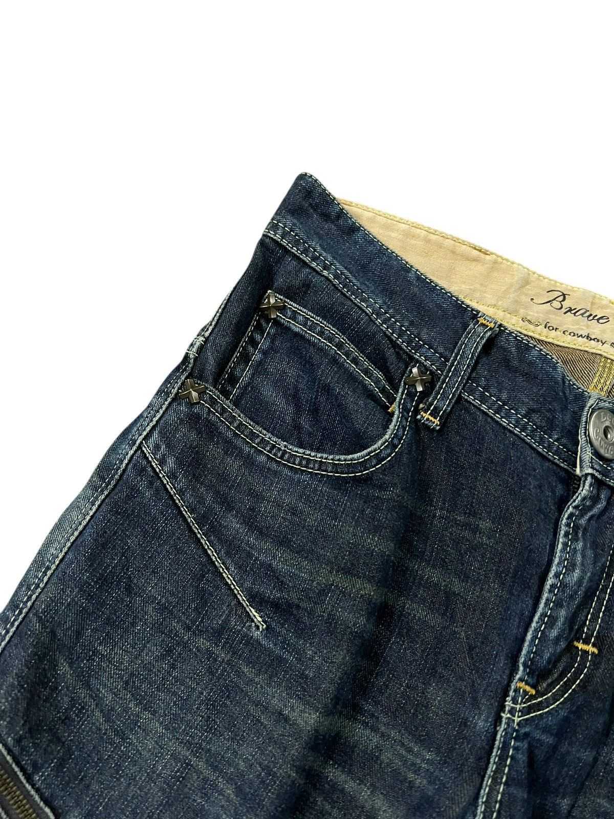 If Six Was Nine Lee Cowboy Backle Back Jean Size US 30 / EU 46 - 10 Thumbnail