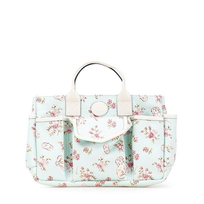 Gucci Gucci Gucci Children's 犬 Flower Canvas Leather Tote Bag Canvas Tote Bag 628159 Size ONE SIZE - 1 Thumbnail