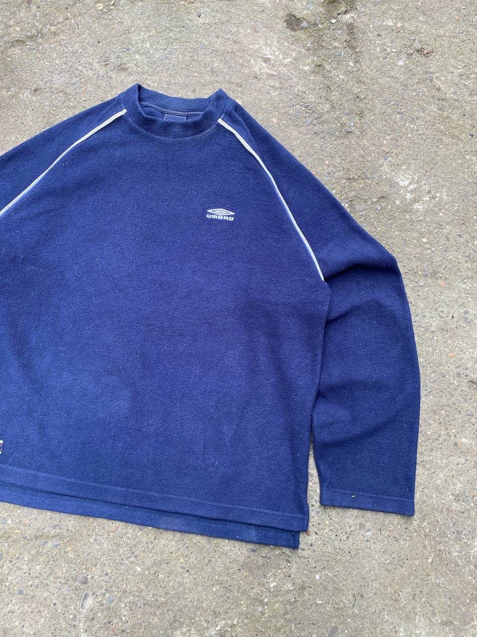 Japanese Brand × Vintage Umbro Fleece Vintage Diesel style distressed sweatshirt Size US XL / EU 56 / 4 - 3 Thumbnail