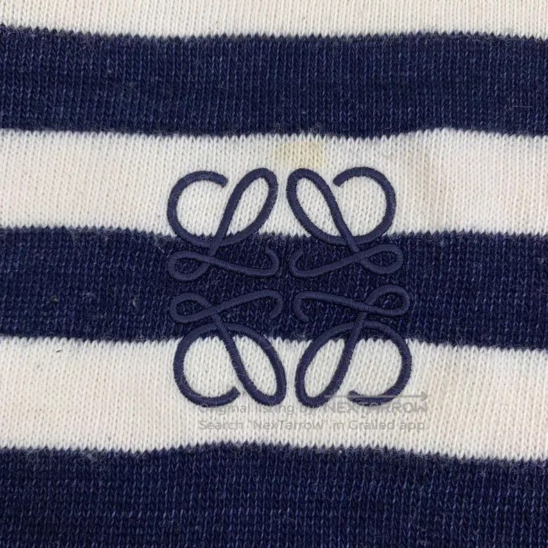 Loewe Loewe Color-Blocked Logo Embroidered Cotton Hooded Knit Sw Size M / US 6-8 / IT 42-44 - 5 Thumbnail