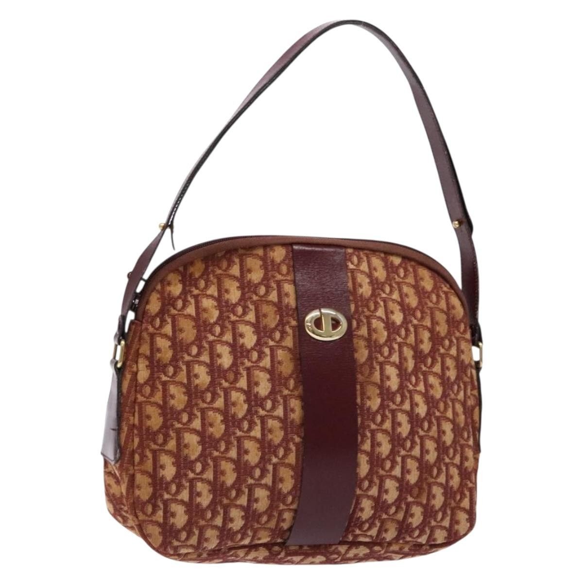 Dior Christian Dior Vintage Trotter Handbag Canvas Size ONE SIZE - 1 Thumbnail