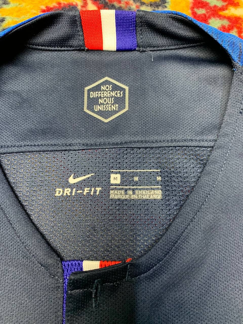 Nike France 2019 national team Soccer Jersey #20 match worn Size US M / EU 48-50 / 2 - 3 Thumbnail
