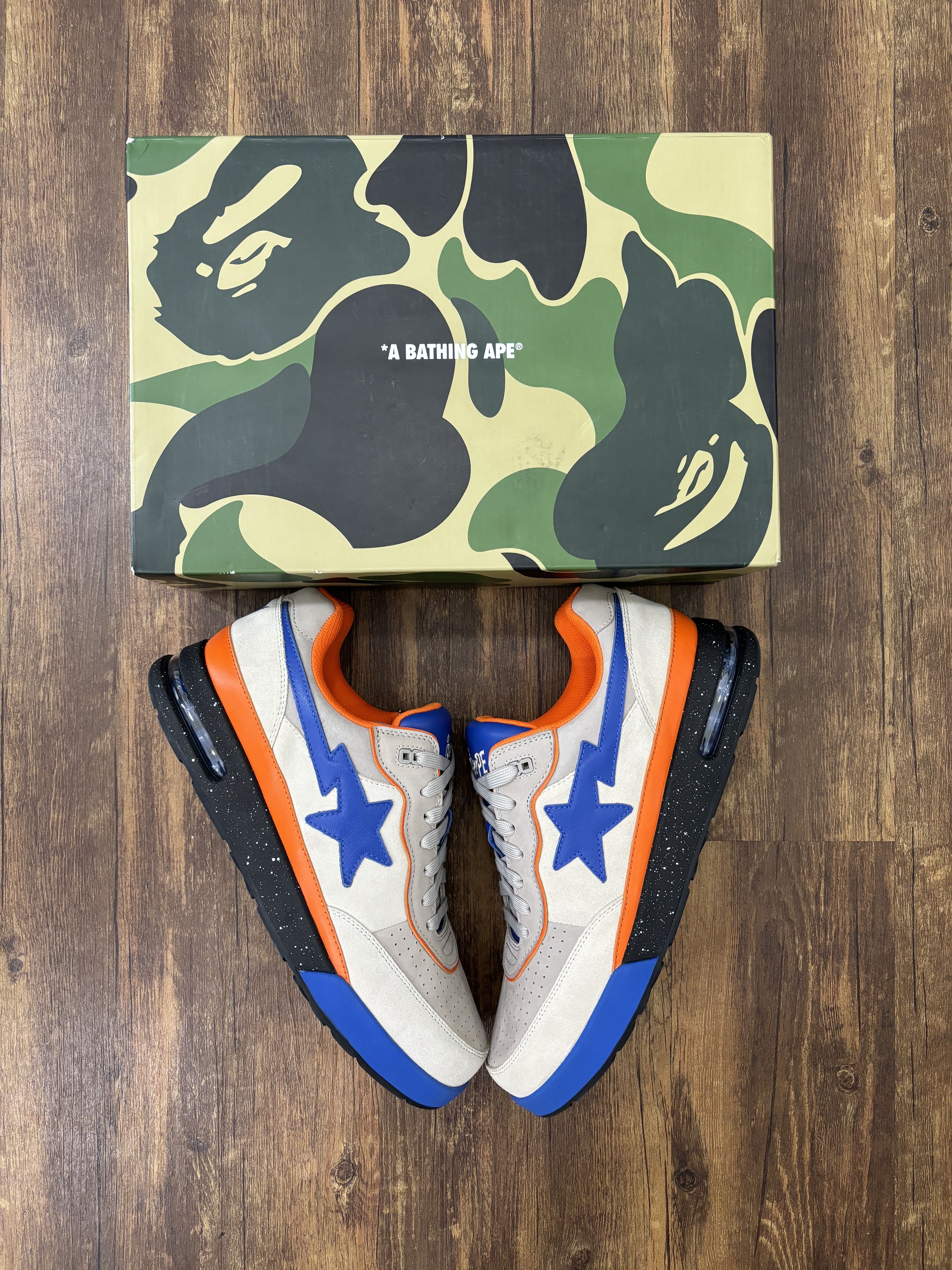 image of Bape Road Sta Shoes in Beige, Men's (Size 13)