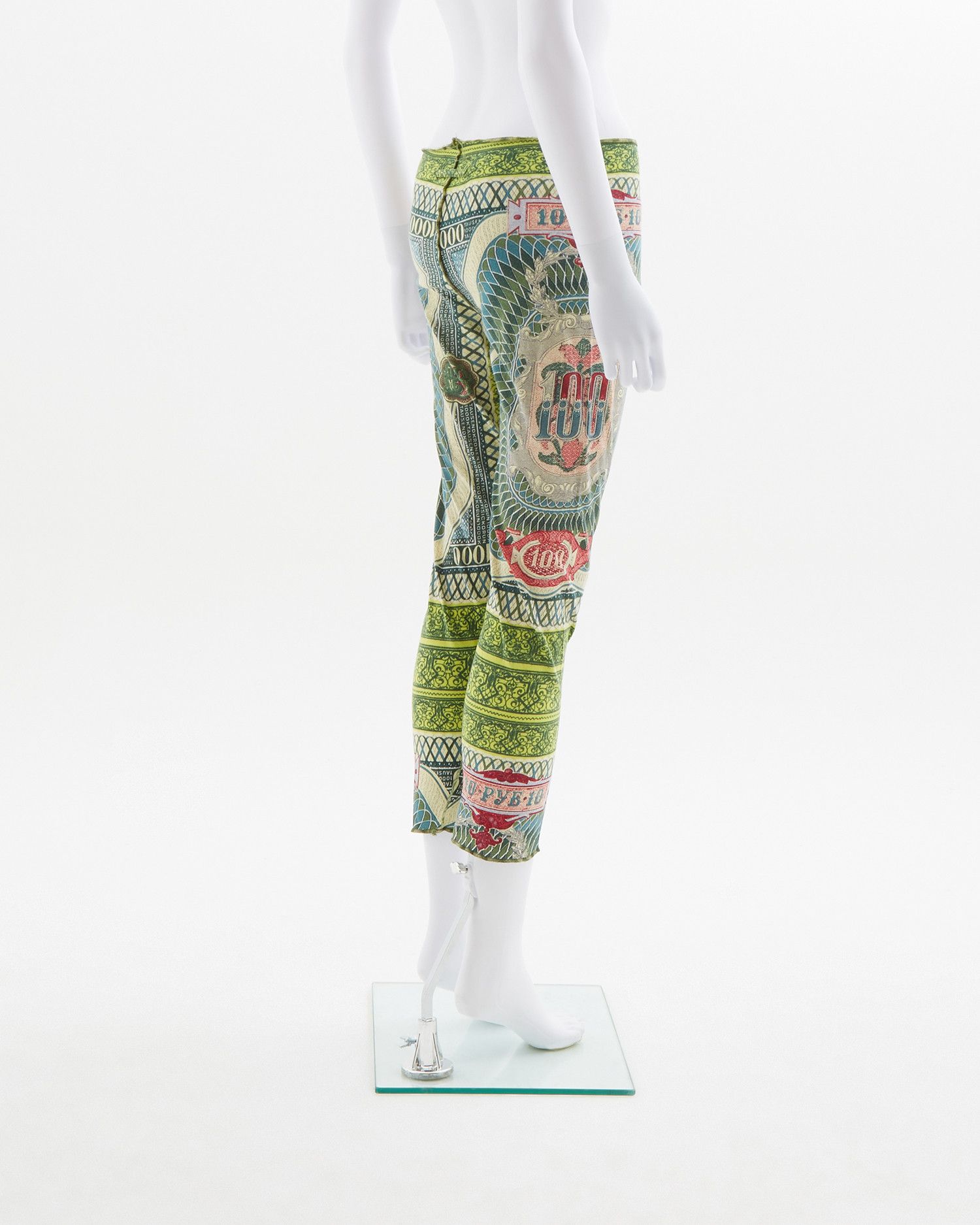 Jean Paul Gaultier S/S 1994 “Les Tatouages” baroque sculptures money dollar set Size M / US 6-8 / IT 42-44 - 7 Thumbnail