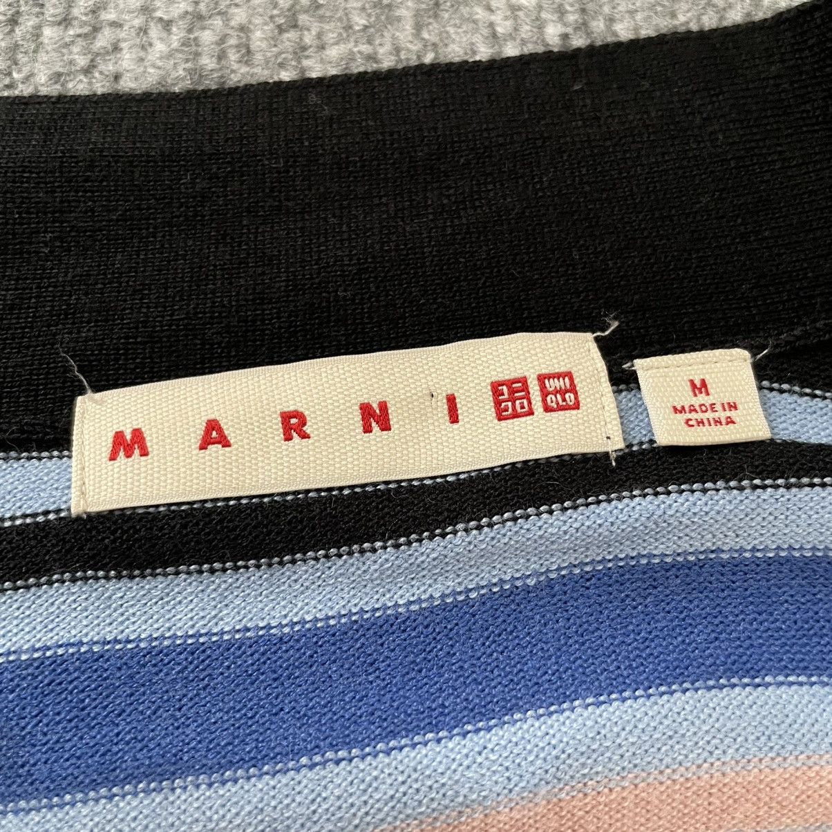 Marni Marni Uniqlo Blend Striped Cardigan Sweater Knitwear Size US M / EU 48-50 / 2 - 4 Thumbnail