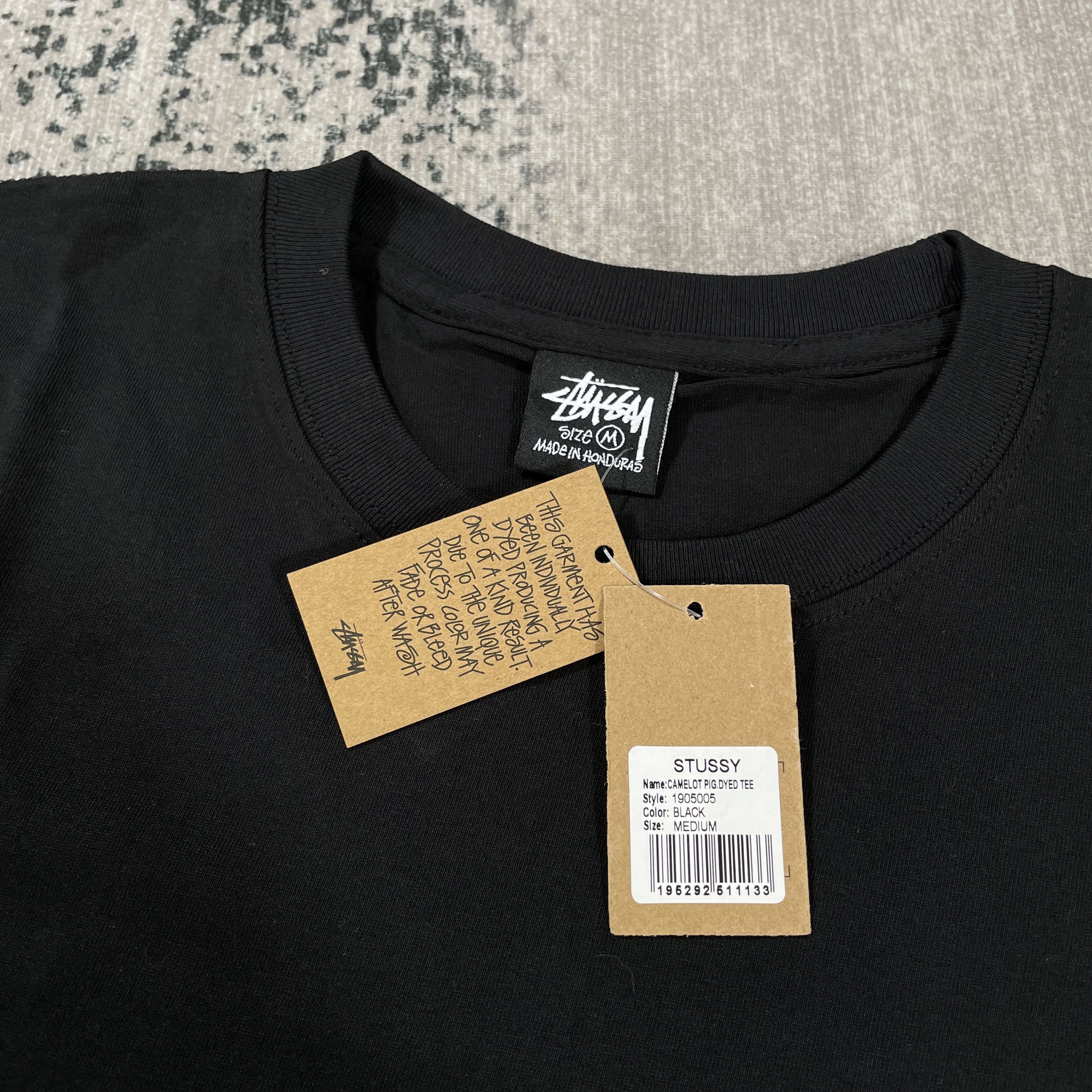 Stussy Stussy Pig Dyed Tee Camelot Black Size US M / EU 48-50 / 2 - 5 Thumbnail