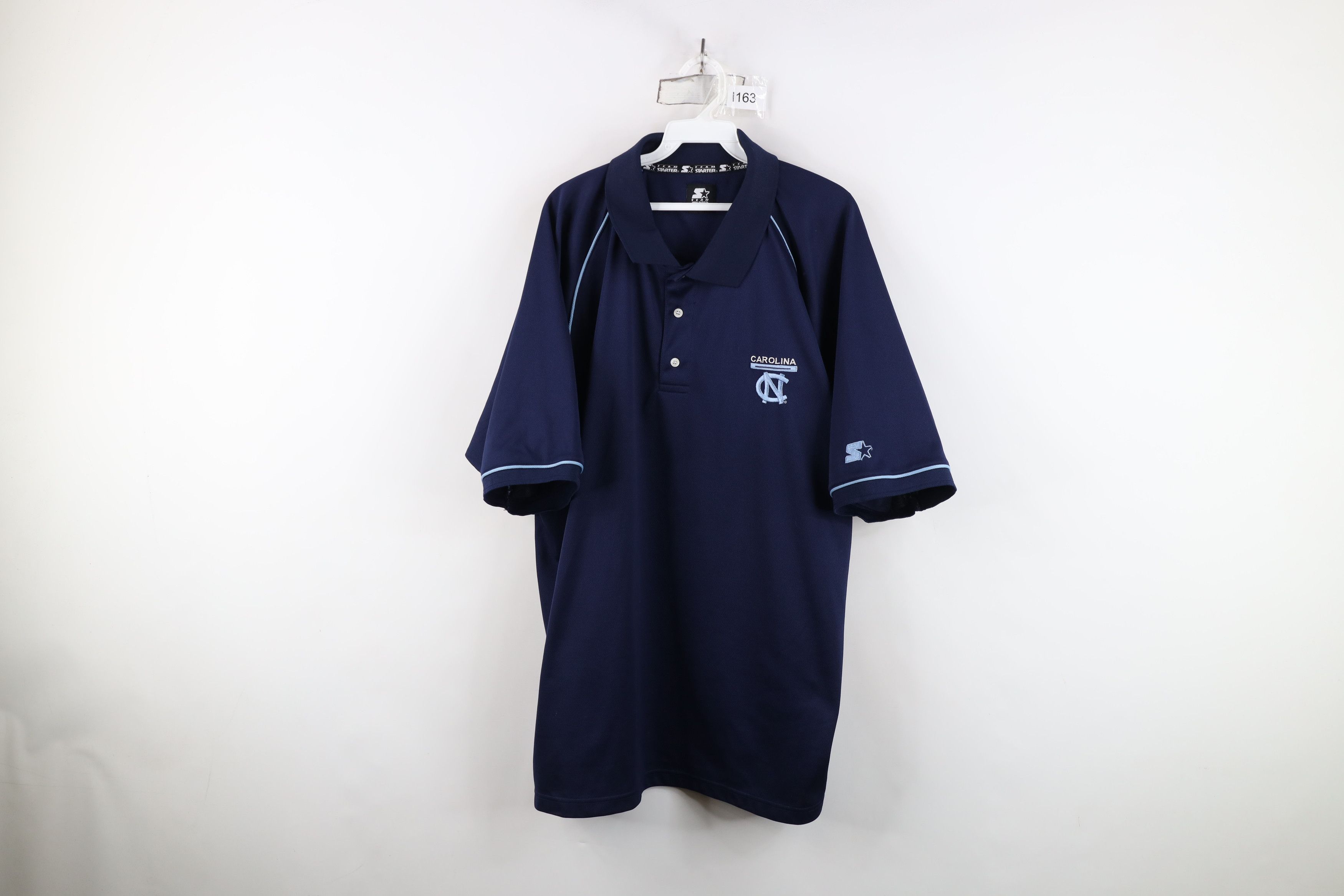 Starter Vintage 90s Starter University of North Carolina Polo Shirt Size US XXL / EU 58 / 5 - 1 Thumbnail