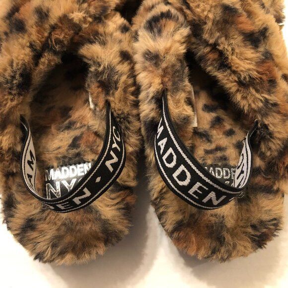 Steve Madden STEVE MADDEN WOMEN'S FAUX FUR SANDALS SIZE: 9 Size US 9 / IT 39 - 3 Thumbnail