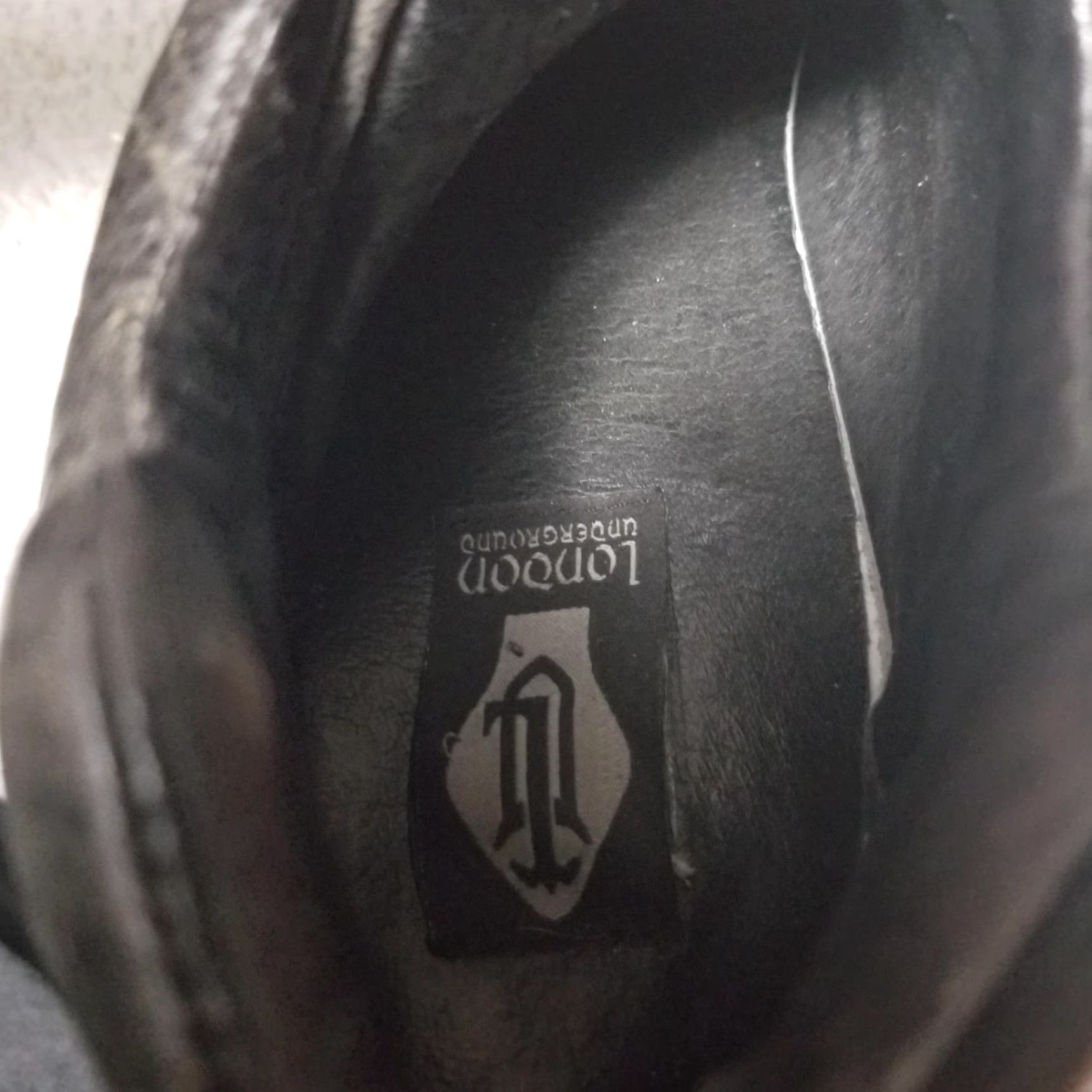 Vintage VINTAGE London Underground Boots Woman 11 Black K Monki Platform Goth 90s Mens Size US 11 / IT 41 - 4 Thumbnail