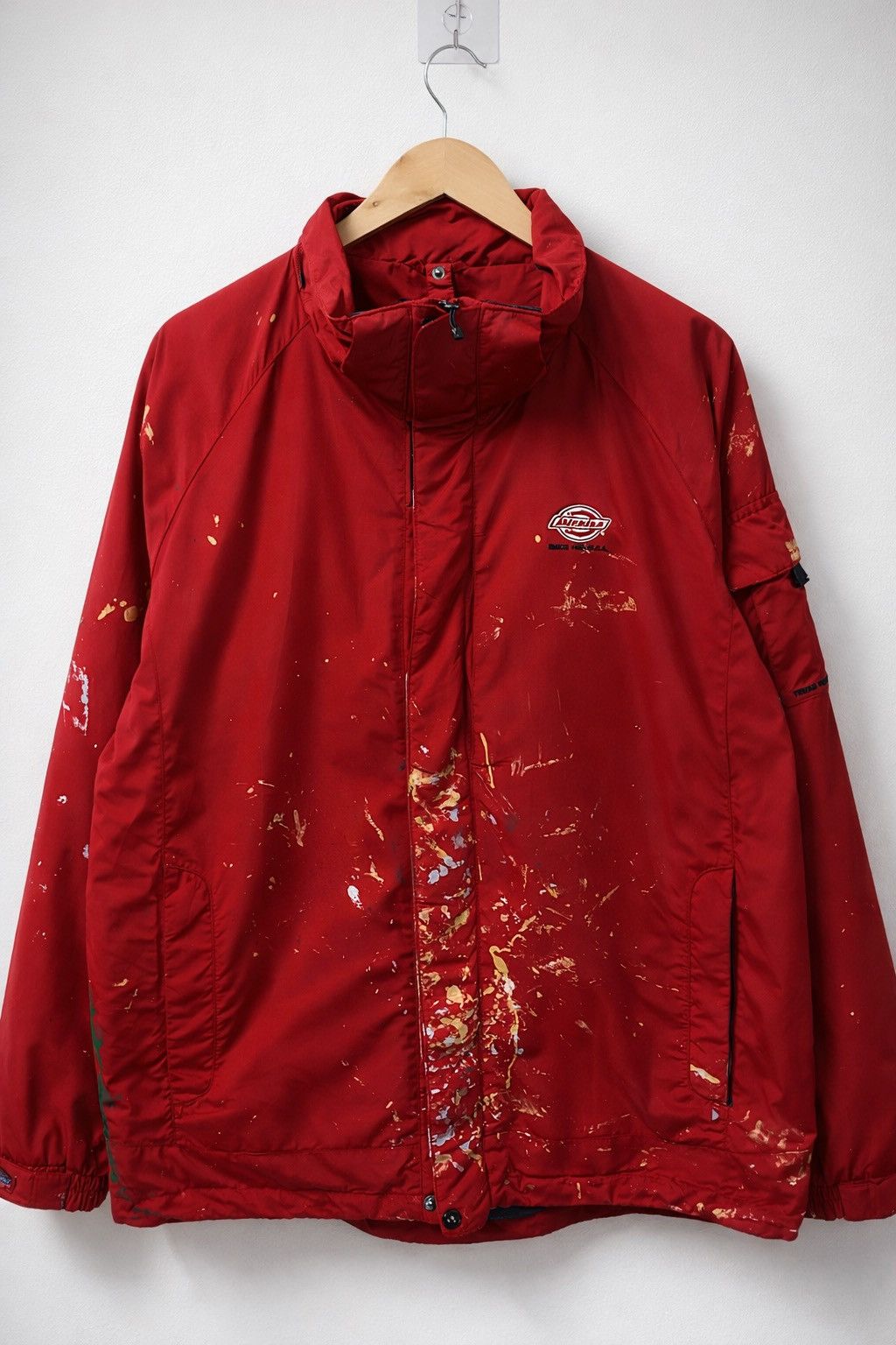 Dickies Dickies Red Paint-Splatter Work Jacket – Distressed Graffiti Size US L / EU 52-54 / 3 - 1 Thumbnail