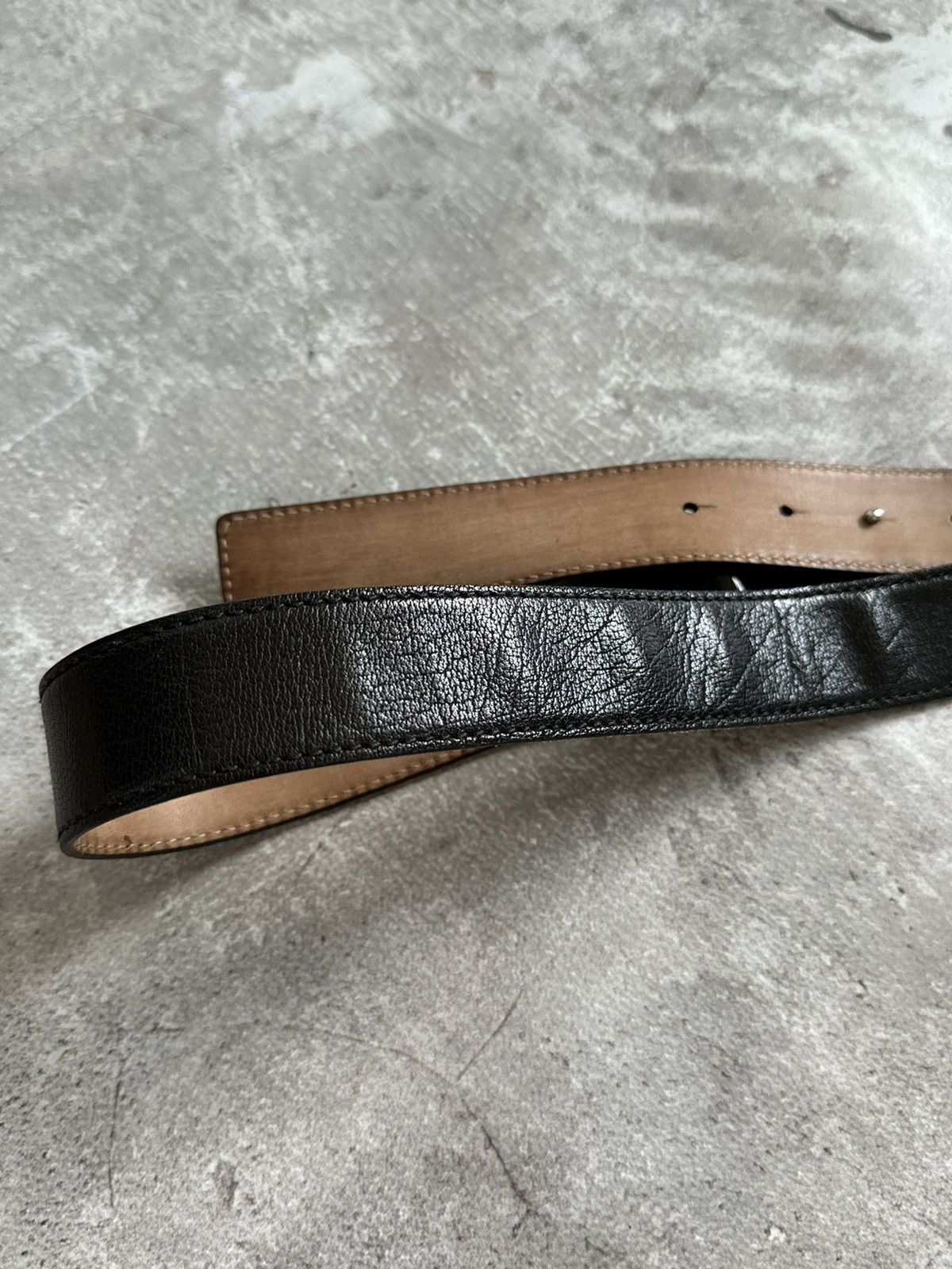 Dolce & Gabbana Dolce Gabbana black leather belt Size ONE SIZE - 10 Thumbnail