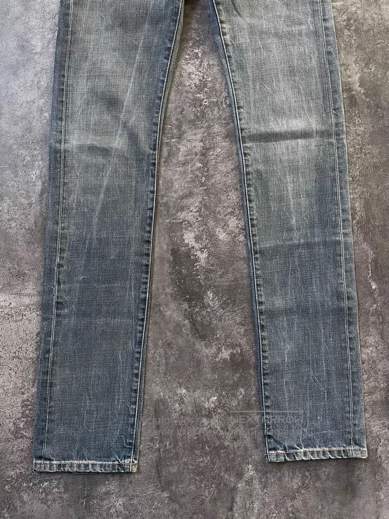 Dior Dior Light blue fault line water-washed rippled distressed Size US 28 / EU 44 - 4 Thumbnail