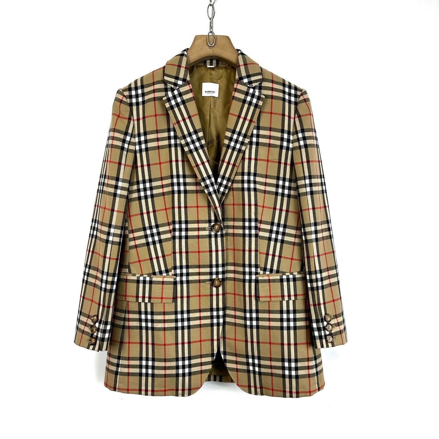 Burberry Burberry Women's Classic Check Blazer Size XS / US 0-2 / IT 36-38 - 1 Thumbnail