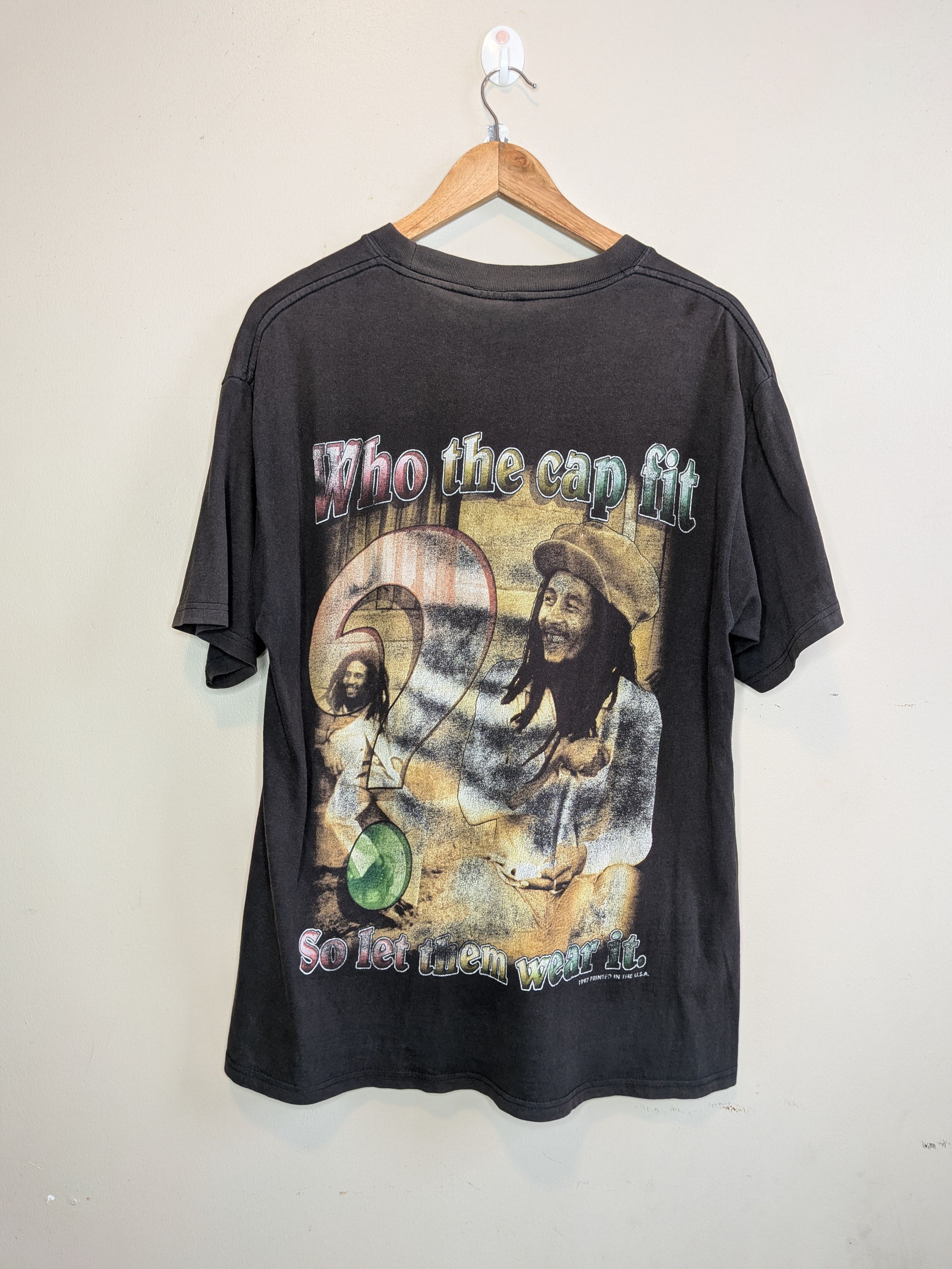 Vintage Bob Marley 1997 Raptee Size US L / EU 52-54 / 3 - 4 Thumbnail