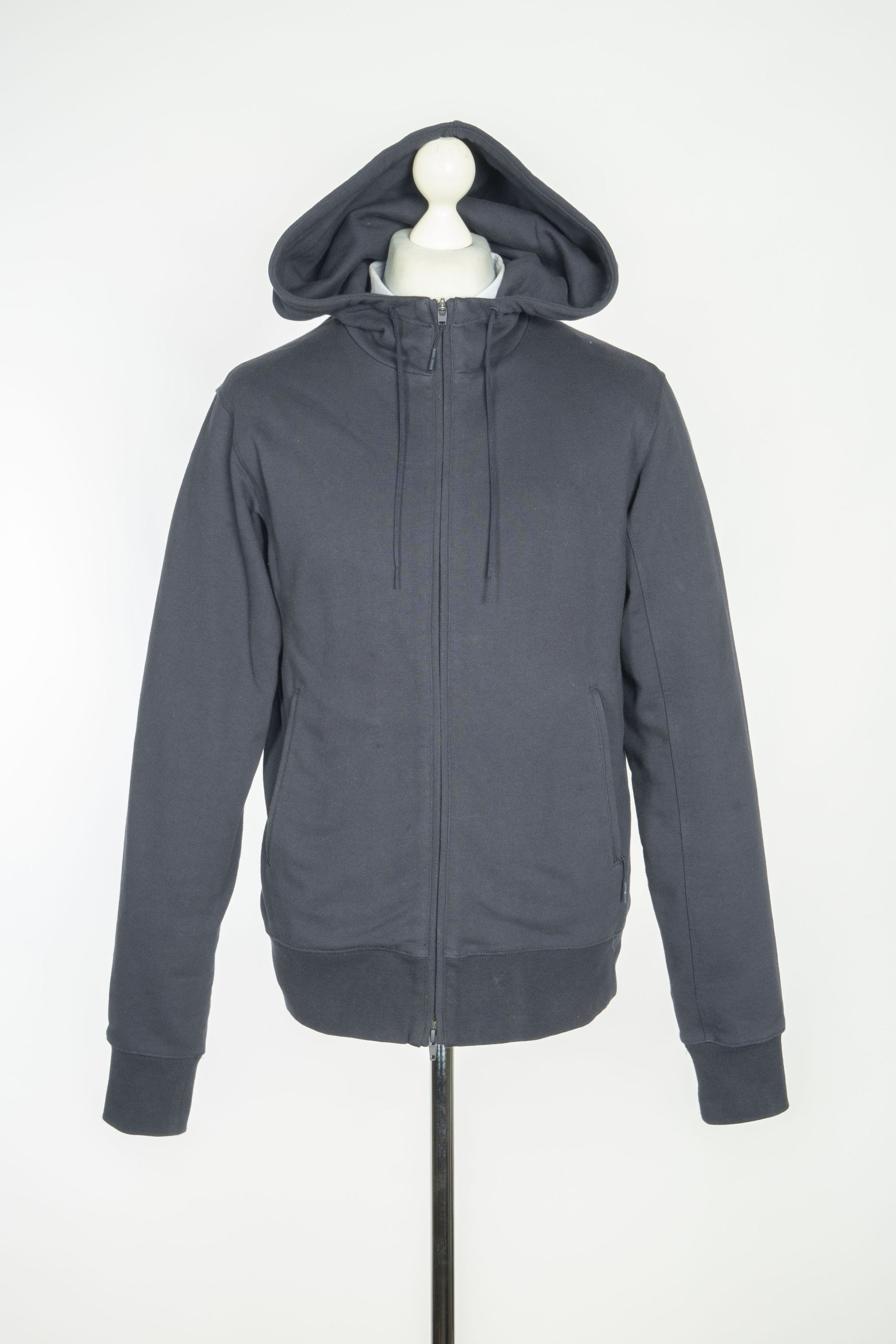 Yohji Yamamoto Y-3 Yohji Yamamoto Adidas Men's Navy Blue Zip Hoodie Size US M / EU 48-50 / 2 - 1 Thumbnail