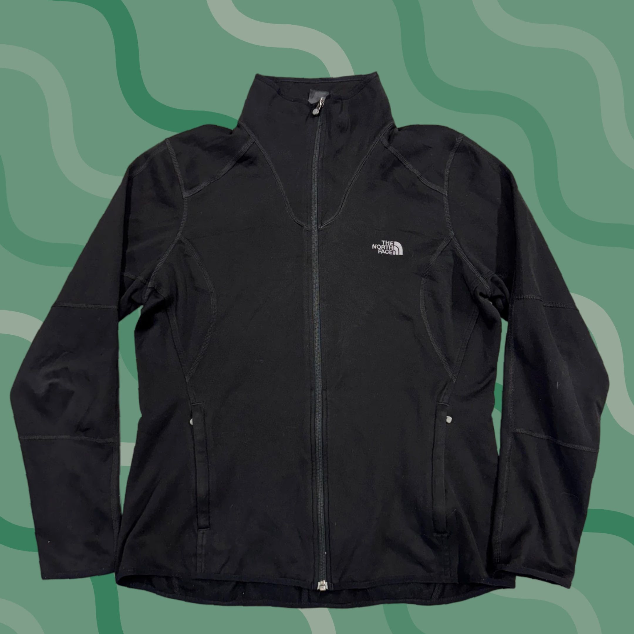 The North Face The North Face Jacket Womens Medium Black Softshell Full Zip Lightweight Outdoor Size M / US 6-8 / IT 42-44 - 1 Thumbnail