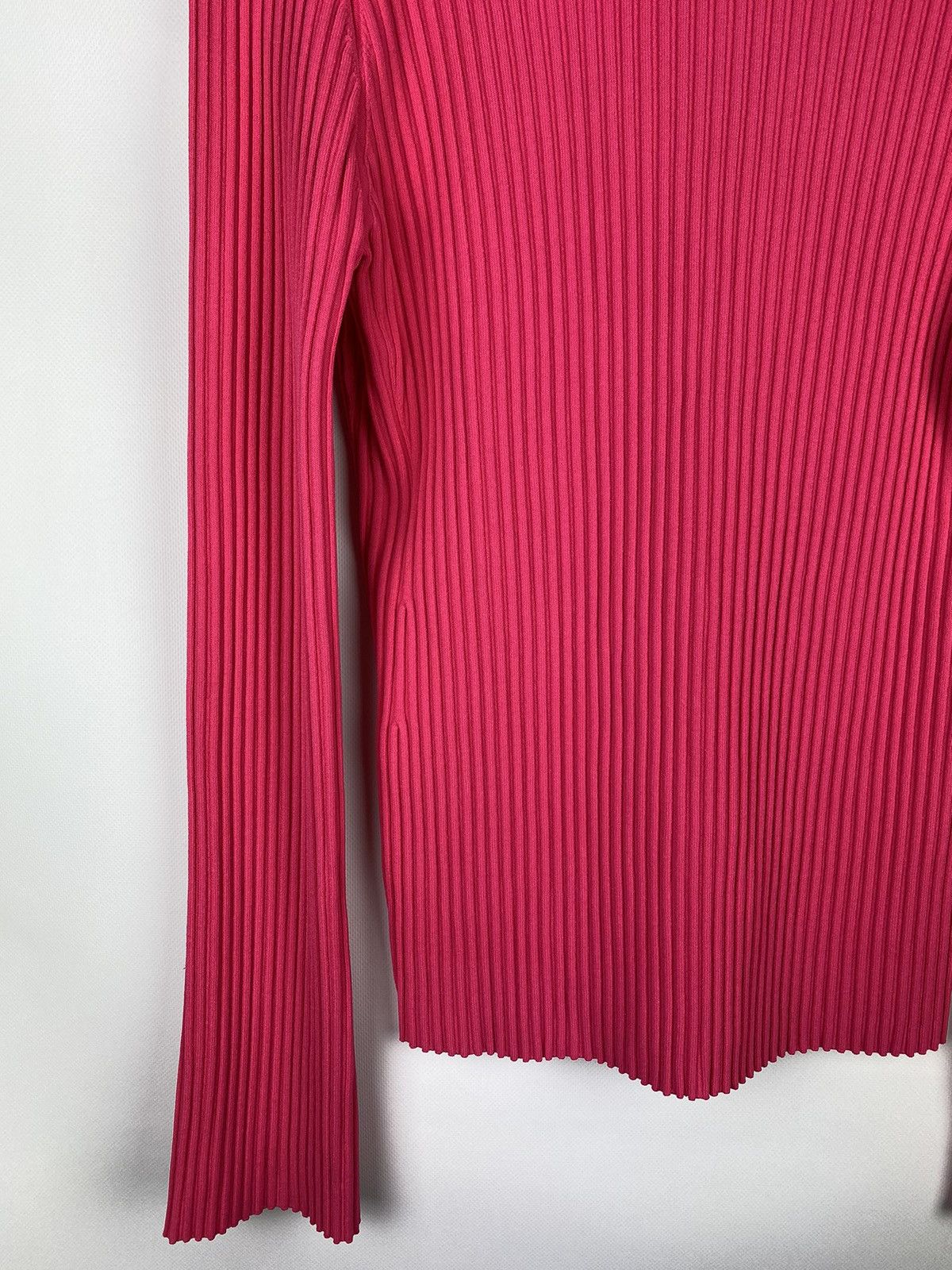 Helmut Lang Helmut Lang ladies pleated cardigan sweater size L Size L / US 10 / IT 46 - 19 Thumbnail