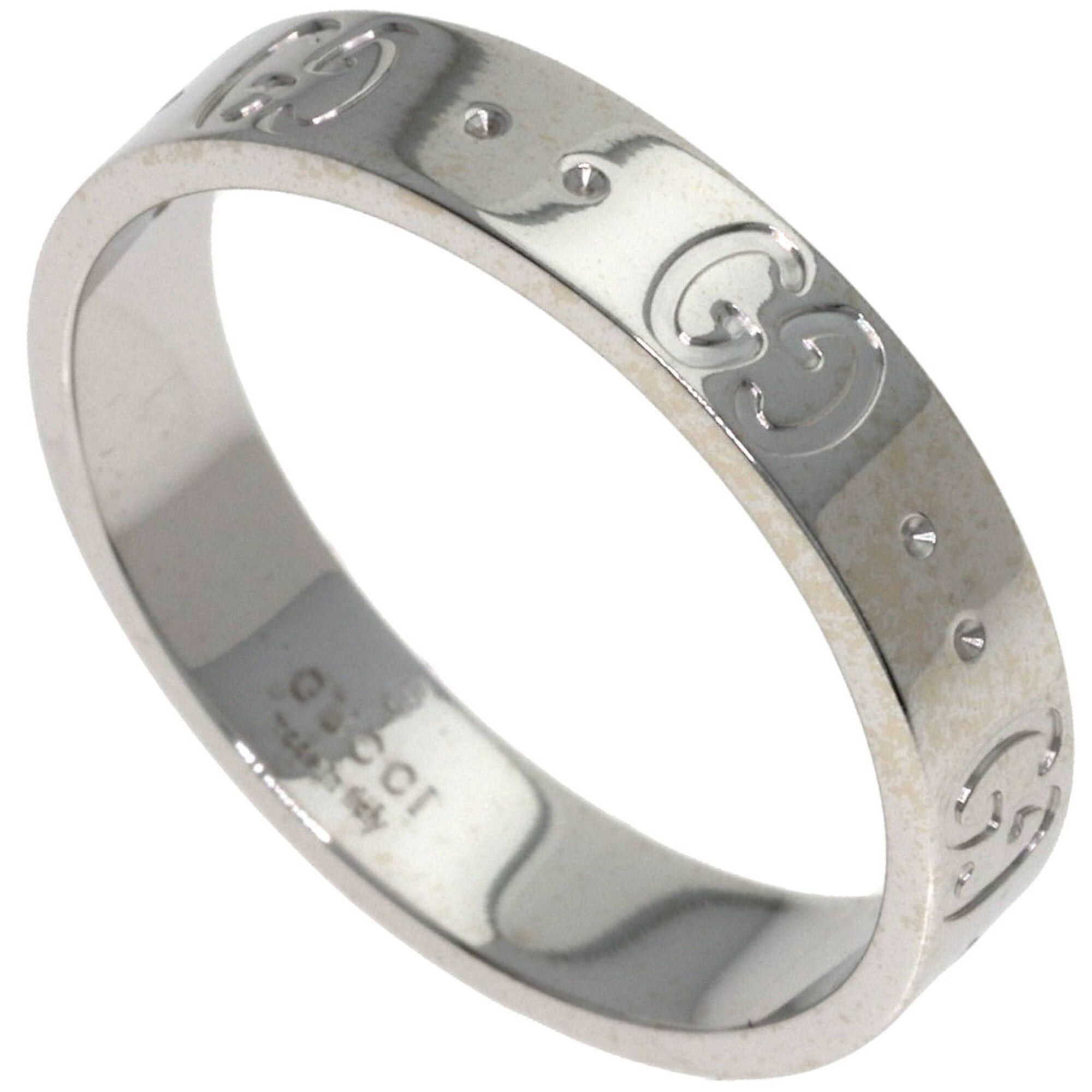 Gucci Gucci Icon #15 Ring - 18K White Gold Women's GUCCI Size ONE SIZE - 1 Thumbnail