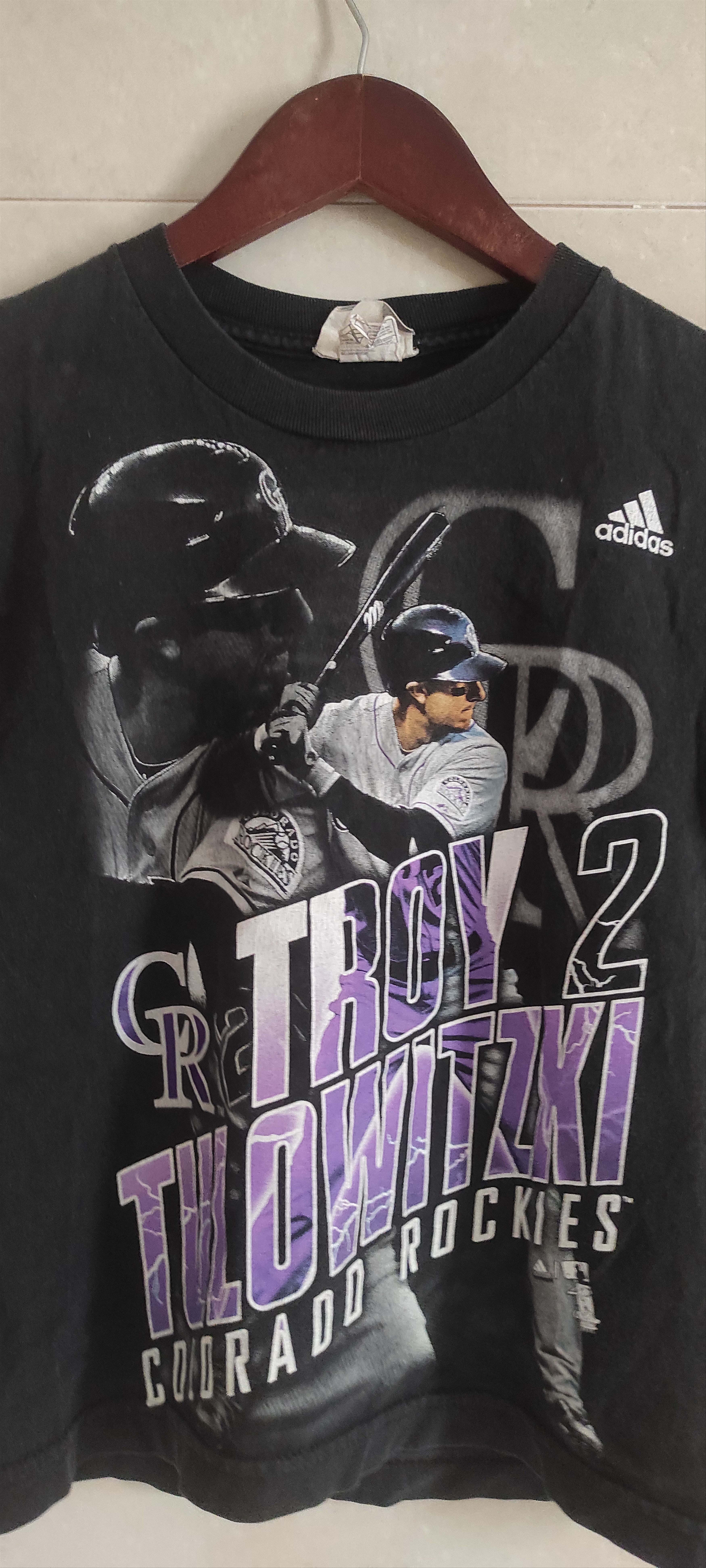 Adidas VTG Adidas Colorodo Rockies 1993 MLB T-shirt Size US S / EU 44-46 / 1 - 6 Thumbnail