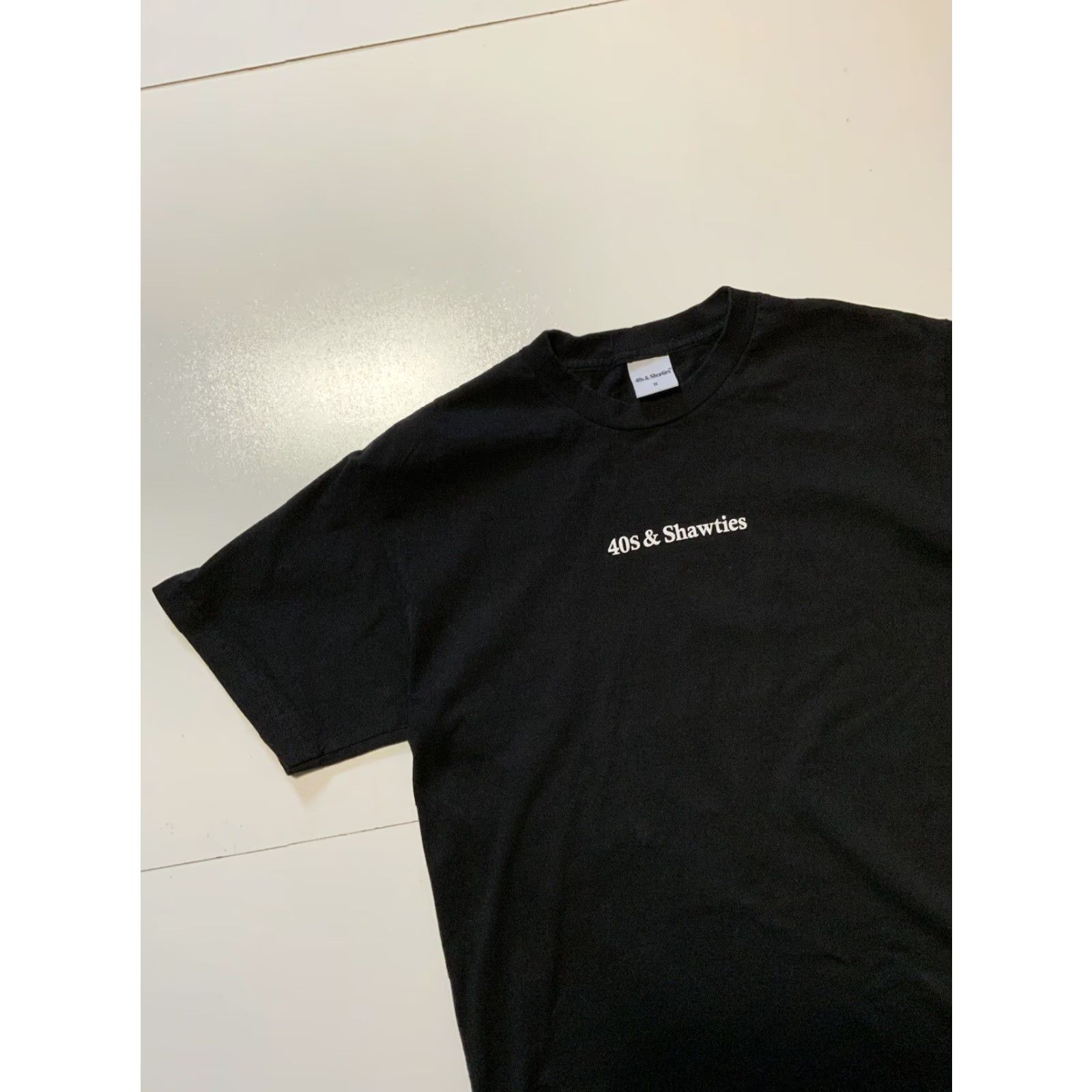 Vintage VINTAGE 40s & Shorties Black Graphic Crewneck S/S T-Shirt Sz. M Mens Shirts 40s & Shawties Crew Neck Graphic Black 40s & Shorties Mens M Size US M / EU 48-50 / 2 - 3 Thumbnail