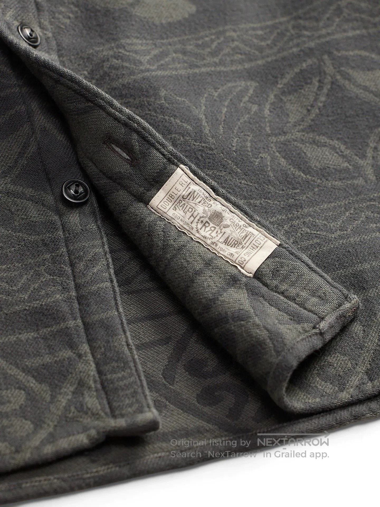 RRL Ralph Lauren RRL 2026 Spring Jacquard Cotton Work Shirt. Size US M / EU 48-50 / 2 - 3 Thumbnail