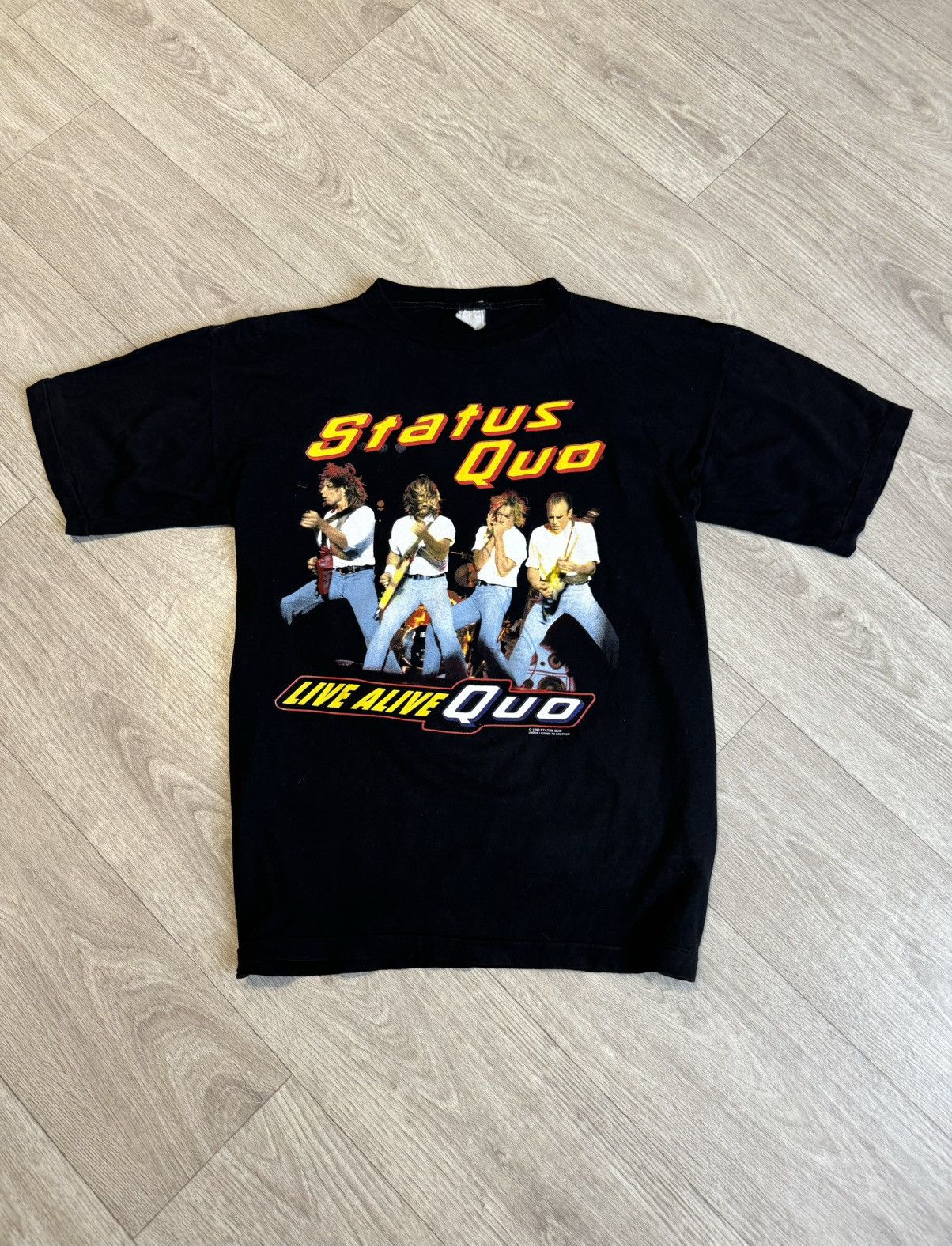 Band Tees 🔷Vintage Status Quo 1992 T-shirt🔷 Size US XL / EU 56 / 4 - 1 Thumbnail