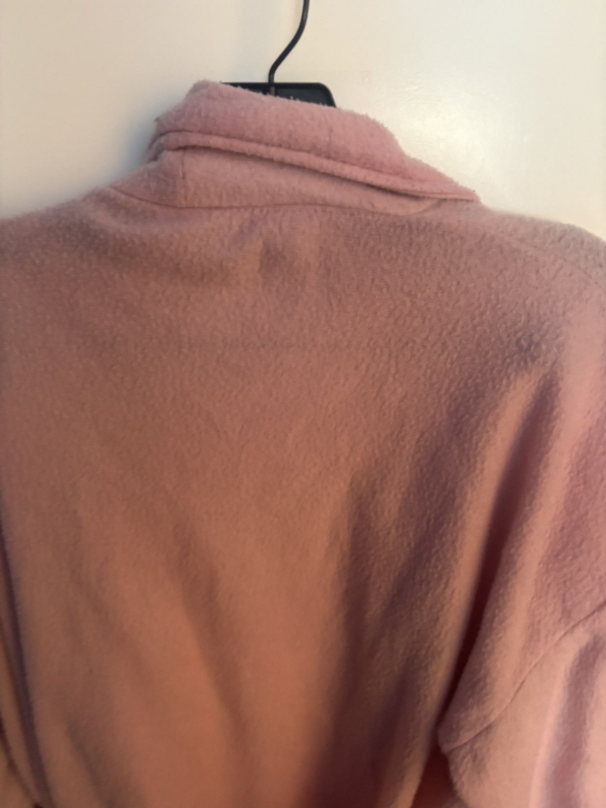 Other Women's Pink Fleece Long Sleeve Belted Shawl Collar Robe Size ONE SIZE - 5 Thumbnail