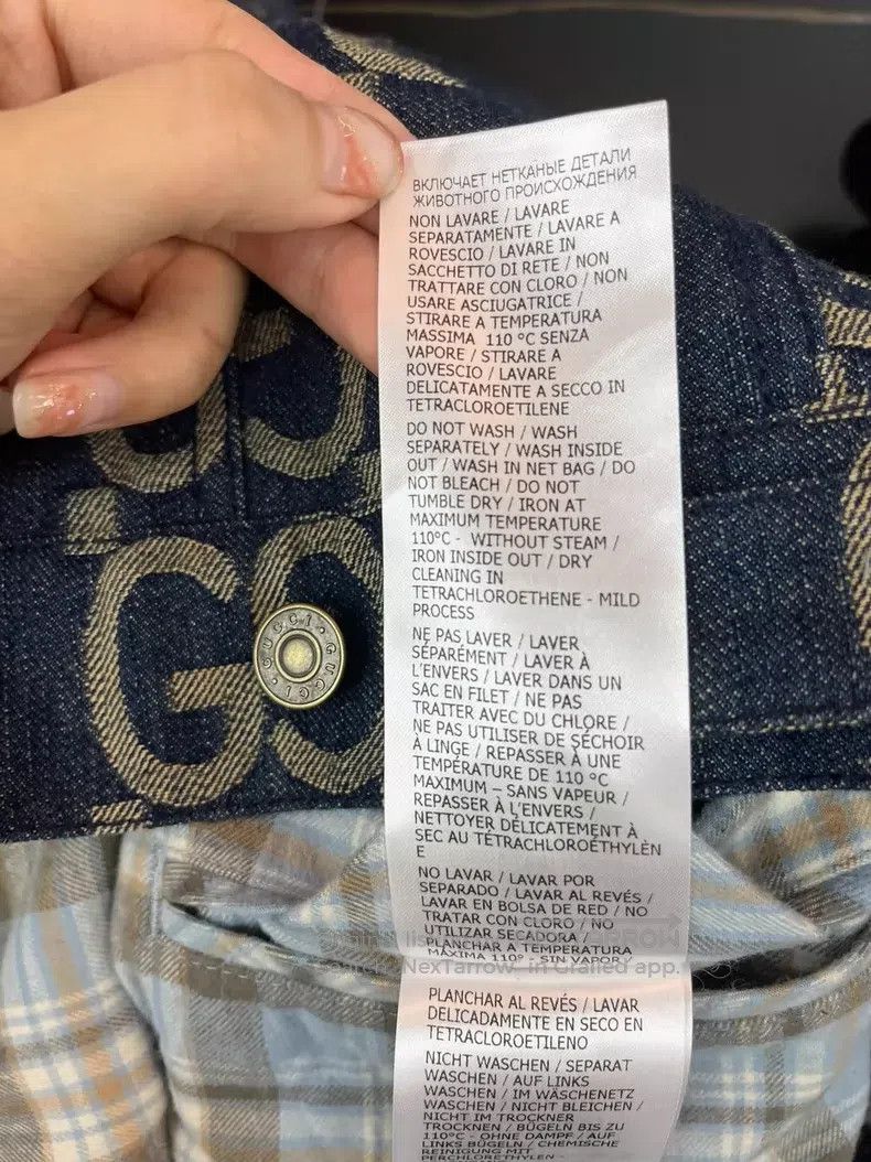 Gucci Gucci Large logo denim jacket Size XS / US 0-2 / IT 36-38 - 6 Thumbnail