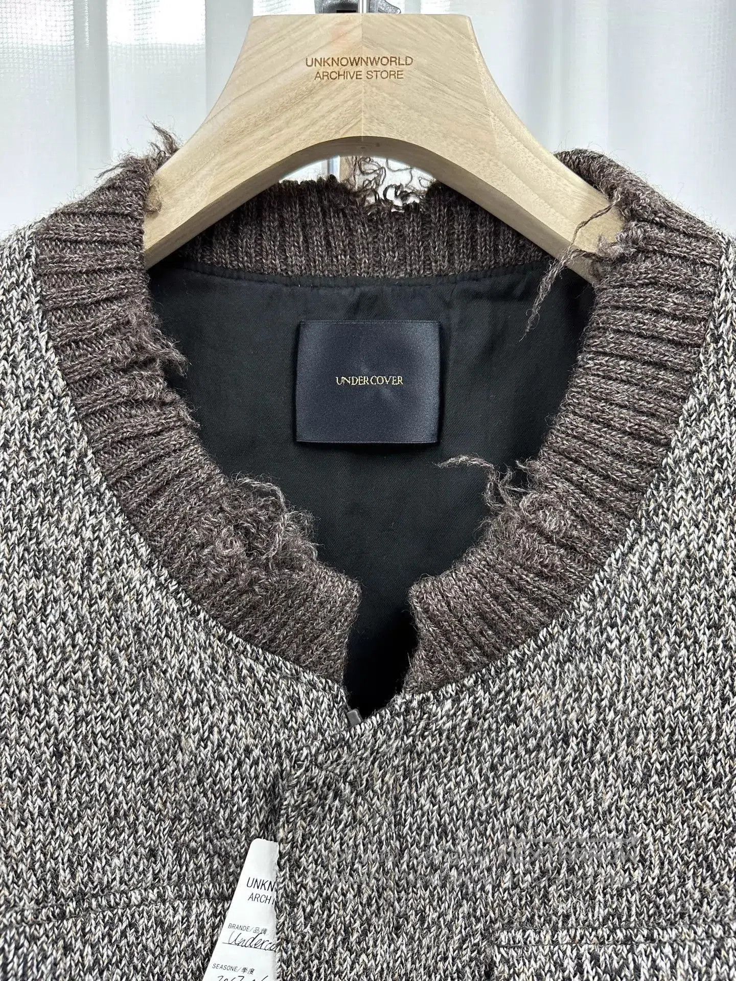 Undercover Multi Textured Knit Sweater with Pockets - Size L. Size US L / EU 52-54 / 3 - 2 Thumbnail