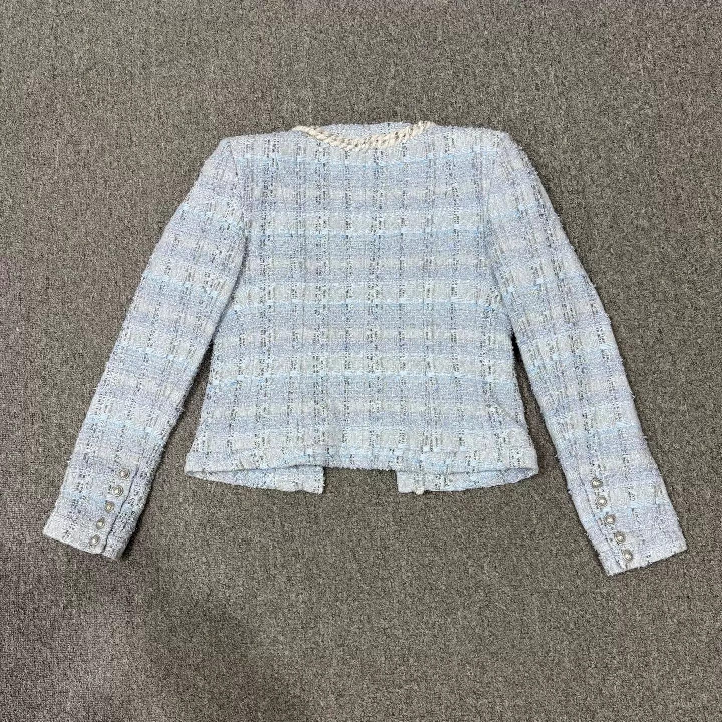 Balmain Balmain Blue Coco Style Blazer 36 95 New Size XS / US 0-2 / IT 36-38 - 2 Thumbnail