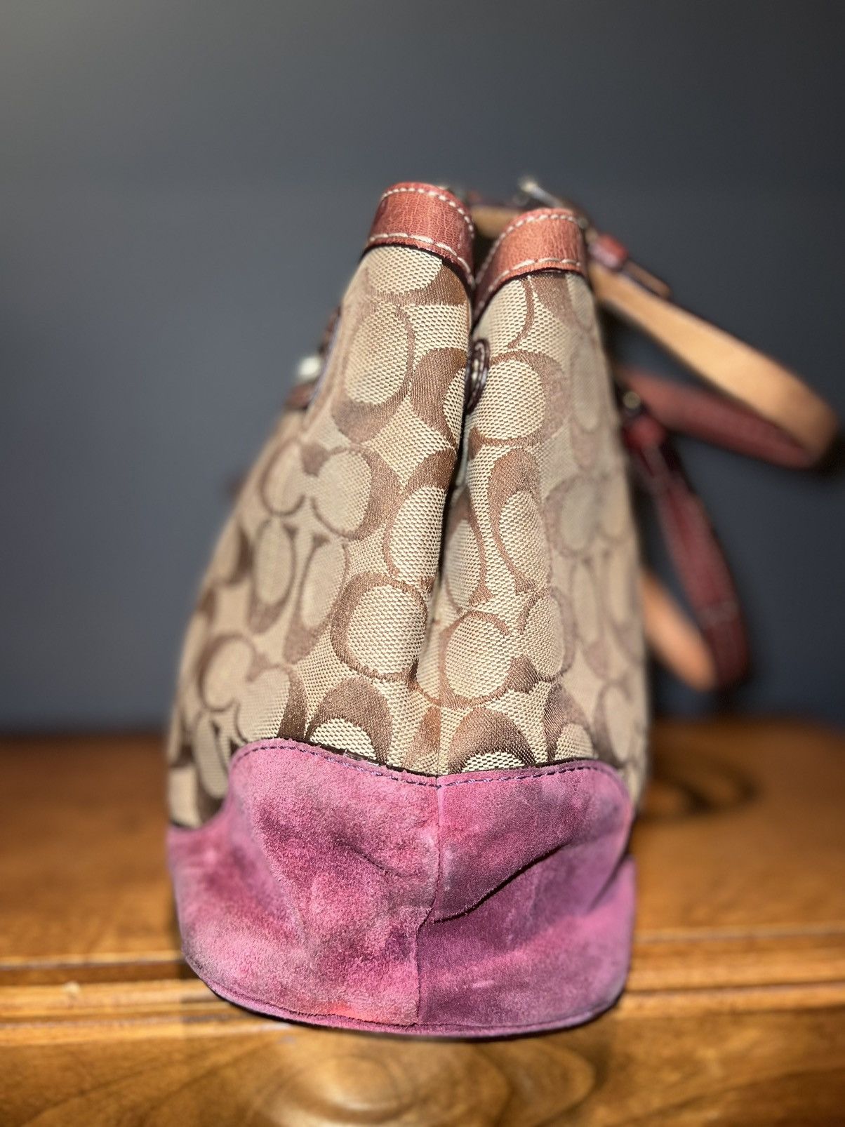 Coach Coach Womens F04Q-7056 Purple Pink Brown Size ONE SIZE - 11 Thumbnail