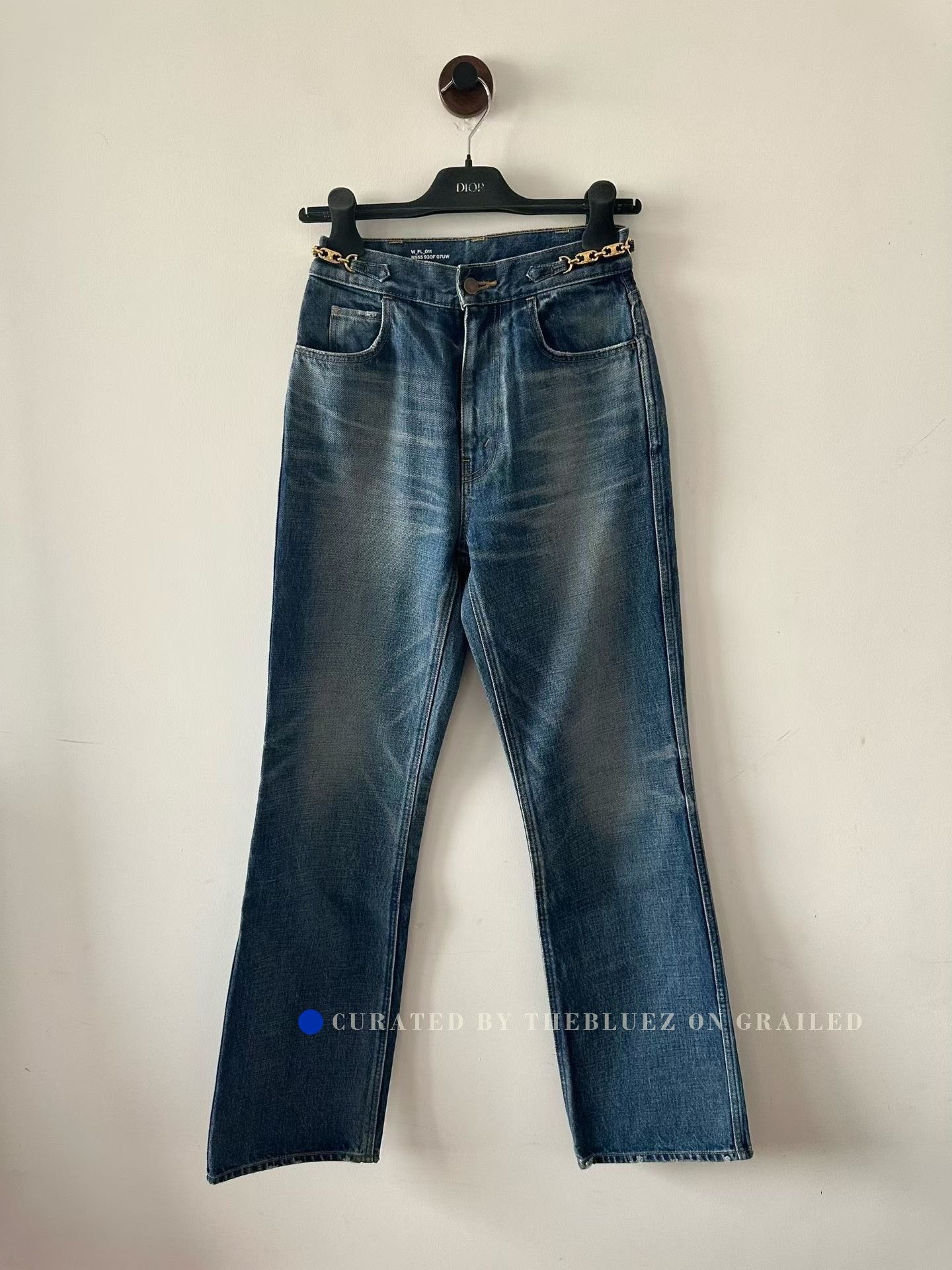 Celine Celine Jane Triomphe Chain Jeans Size 26" / US 2 / IT 38 - 1 Thumbnail