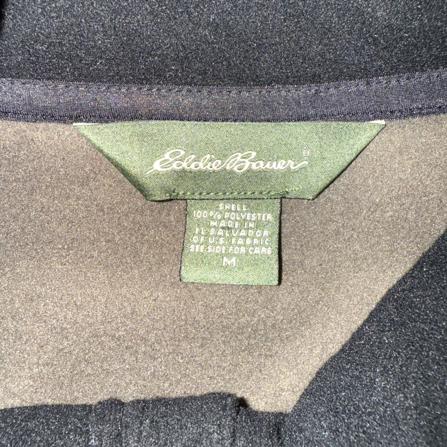 Eddie Bauer Eddie Bauer Fleece Jacket Men’s M Mid-Length Zip Olive Brown Outdoor Earth Tone Size US M / EU 48-50 / 2 - 5 Thumbnail