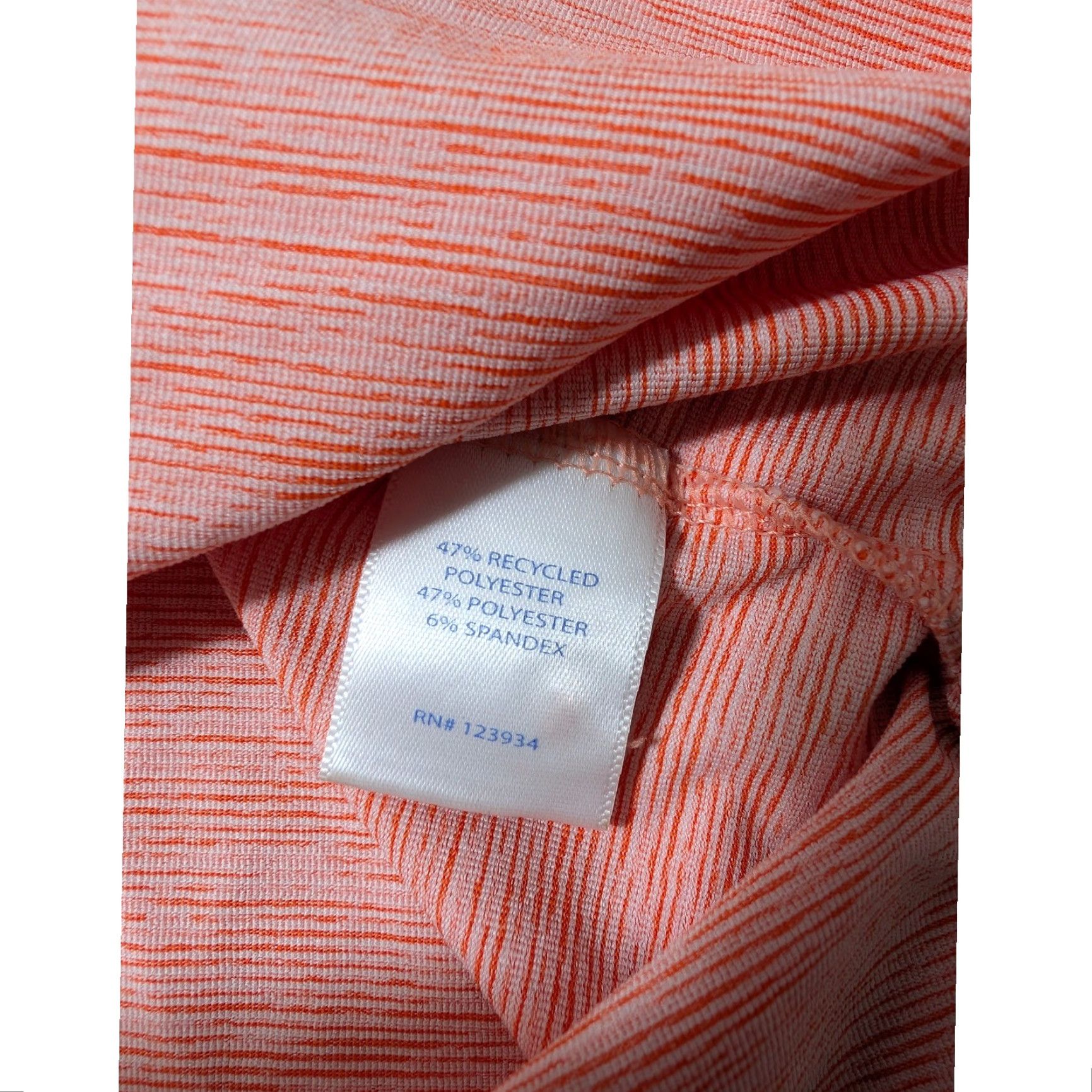 Southern Tide Southern Tide Polo Shirt Mens L Coral Stripe Golfweek Rater Cup Ireland Stretch Shirt Short Sleeve Embroidered Logo Orange Mens Size US L / EU 52-54 / 3 - 4 Thumbnail