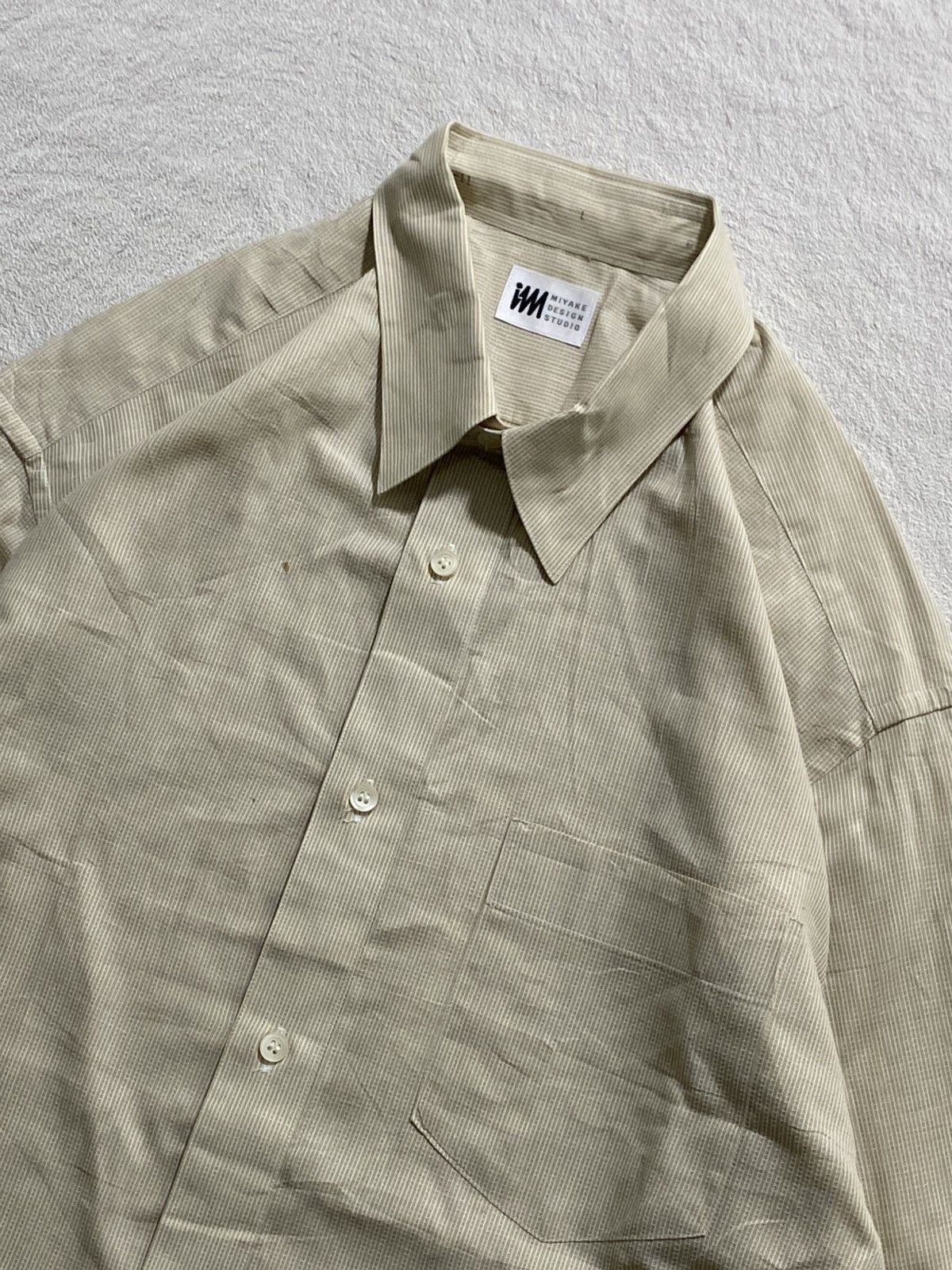 Issey Miyake × Japanese Brand × Vintage RARE ❤️‍🔥 ISSEY MIYAKE DESIGN STUDIO SHIRT Size US L / EU 52-54 / 3 - 5 Thumbnail