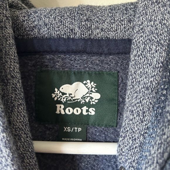 Roots Roots Blue Salt & Pepper Hoodie Size XS / US 0-2 / IT 36-38 - 3 Thumbnail