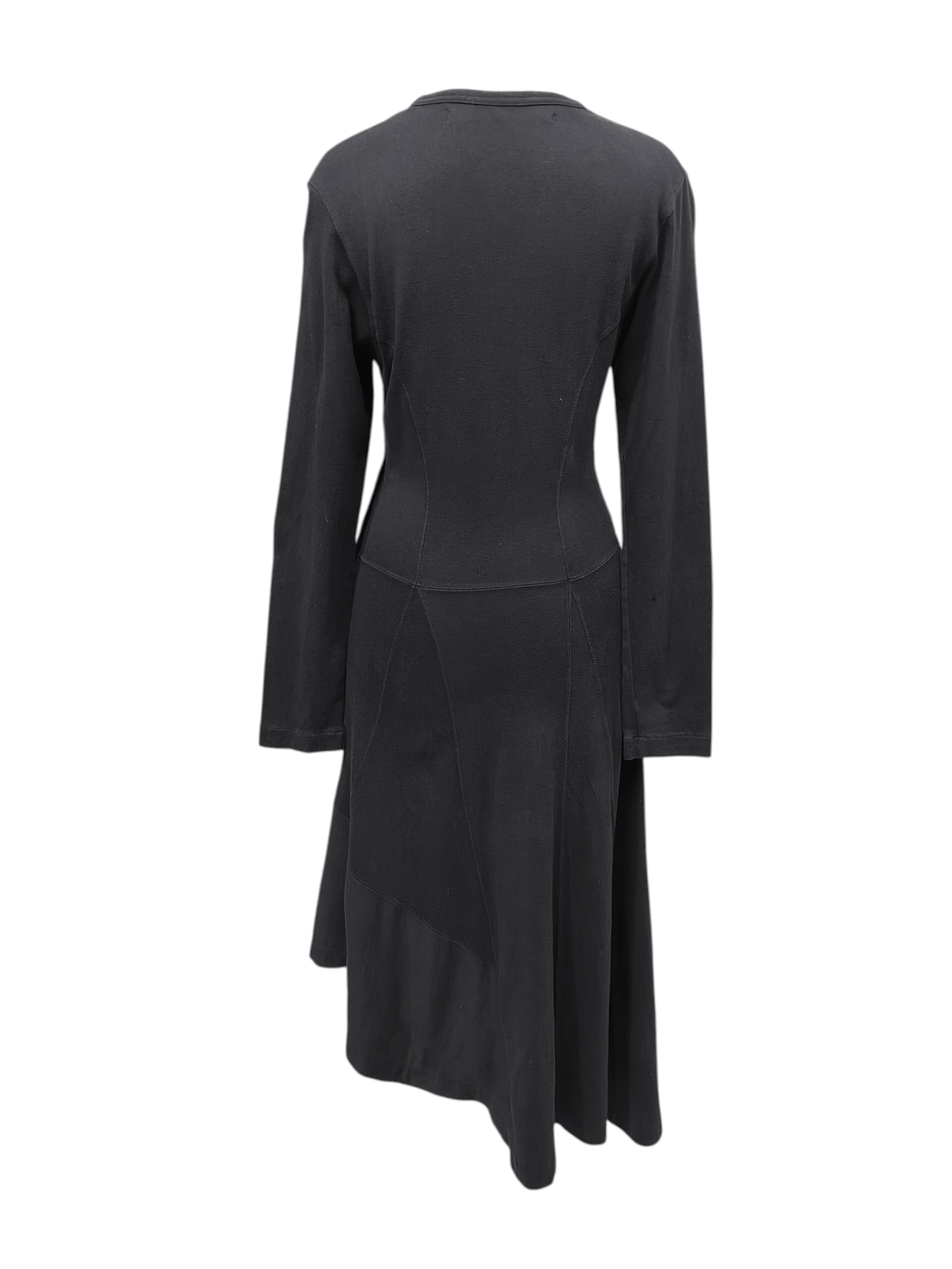 Comme des Garcons 90s CDG-Archive Experimental Cutting Asymmetric Draped Dress Size M / US 6-8 / IT 42-44 - 5 Thumbnail