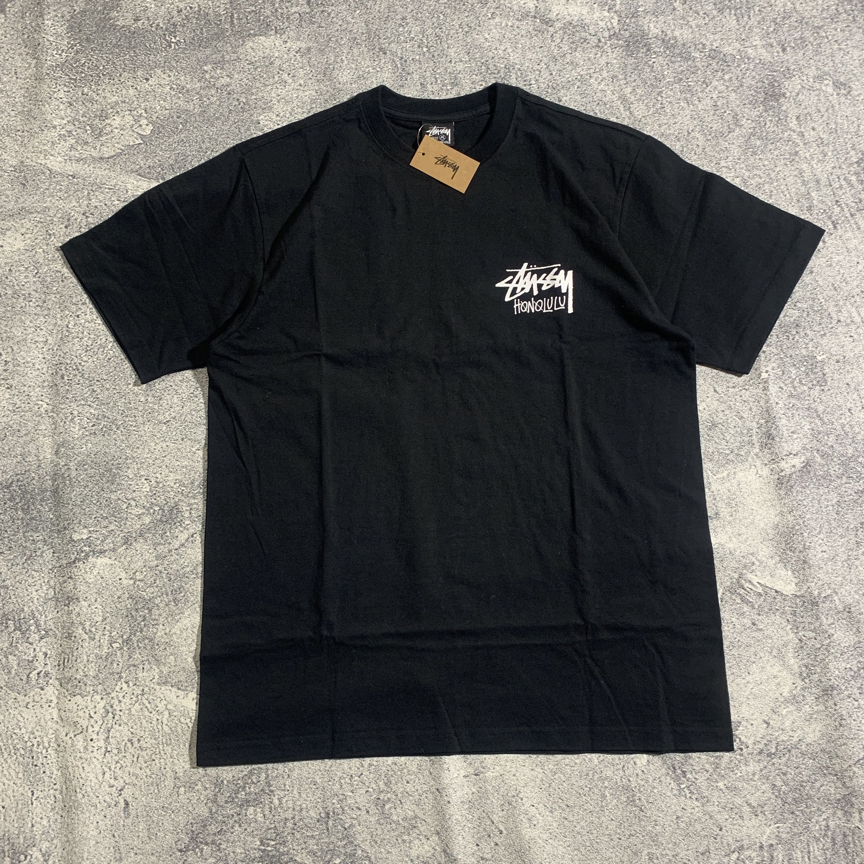 Stussy Stussy Stock Guam Tee Black | Grailed