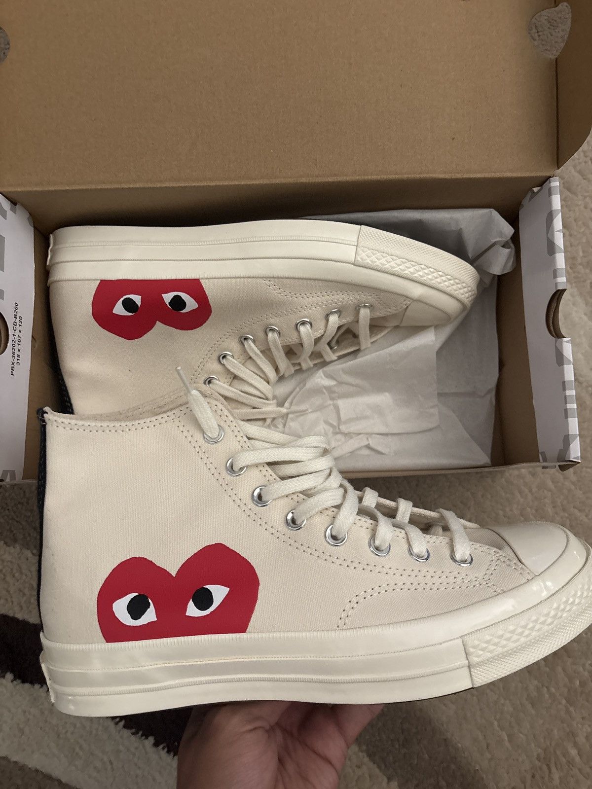 Comme des Garcons PLAY × Converse Converse Comme des Garcon Size US 8.5 / EU 41-42 - 4 Thumbnail