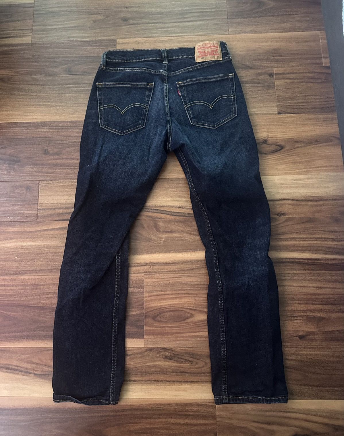Levi's Vintage Clothing Vintage Levi’s navy blue 511 30x30 jeans Size US 30 / EU 46 - 2 Thumbnail
