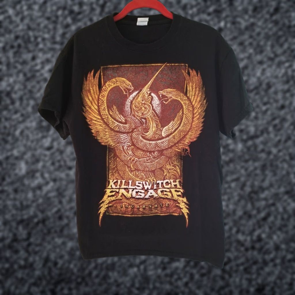 Gildan KILLSWITCH ENGAGE Promo Concert T Shirt M Black Graphic Tee Men Short Sleeve Crew Neck Size US M / EU 48-50 / 2 - 1 Thumbnail