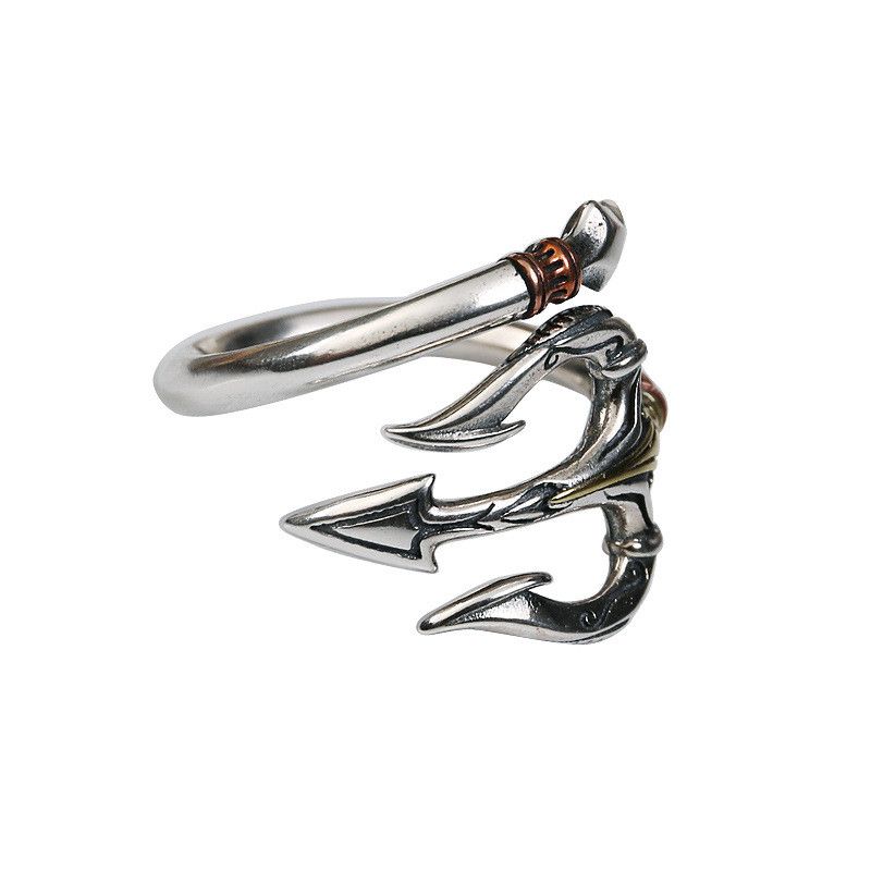 Japanese Brand × Jewelry Creative Art Trident Open Ring Size ONE SIZE - 5 Thumbnail