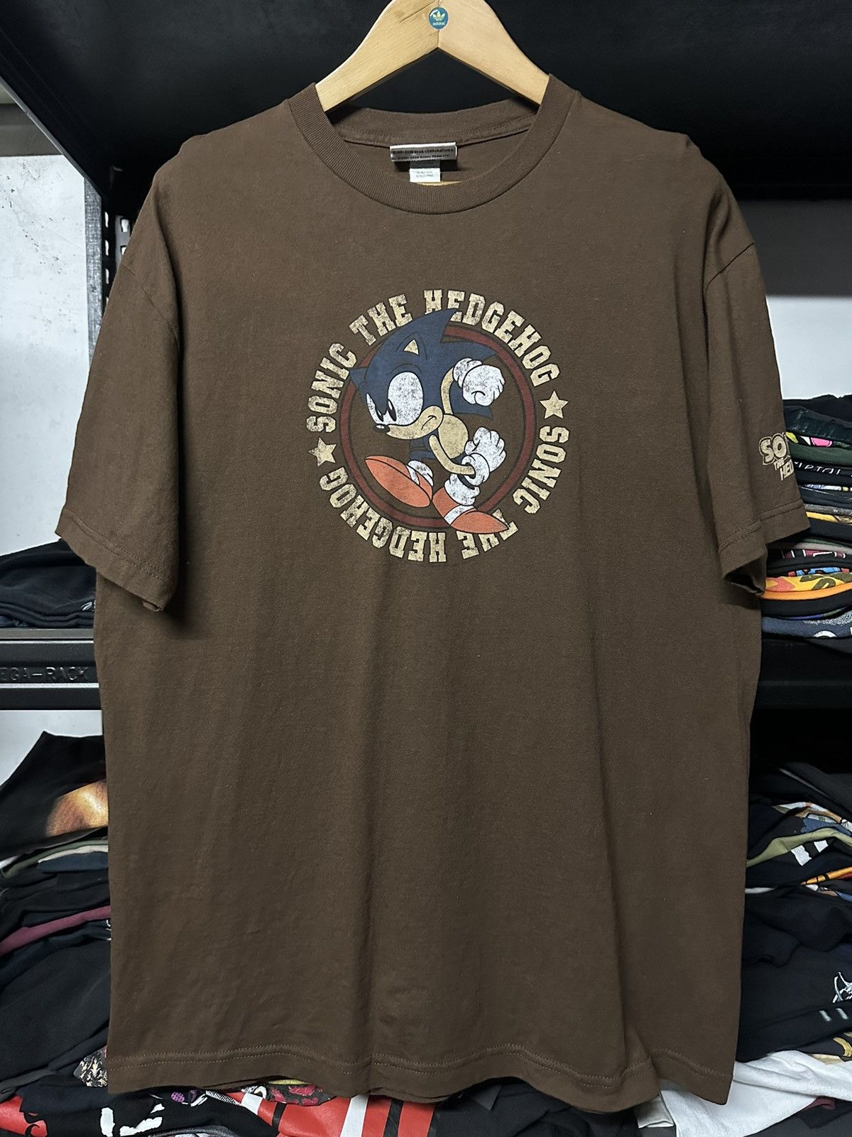 Vintage Sonic The Hedgehog Brown Tee